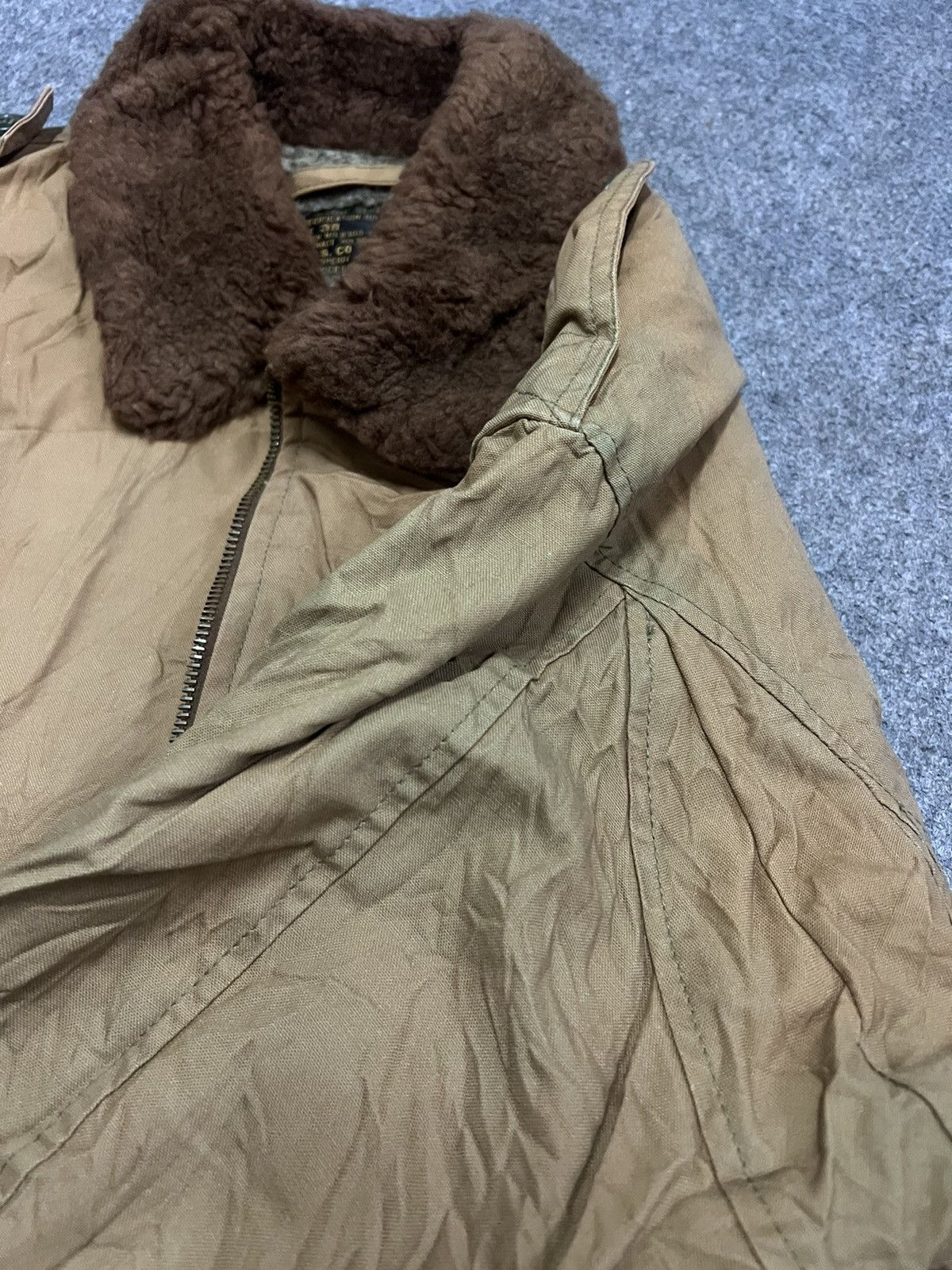 Pherrow's × Vintage VINTAGE B-10 BOMBER FLIGHT JACKET SHEARLING Size US L / EU 52-54 / 3 - 10 Thumbnail