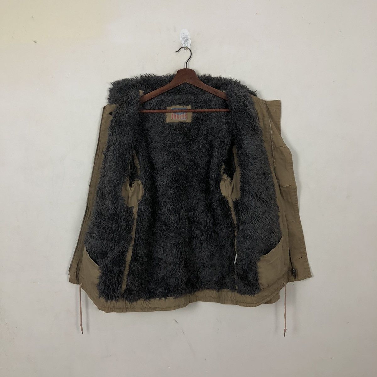 Japanese Brand 🔥90’s DECK JACKET SIX STAR MILITARY USN DESIGN MINK FUR Size US L / EU 52-54 / 3 - 11 Thumbnail