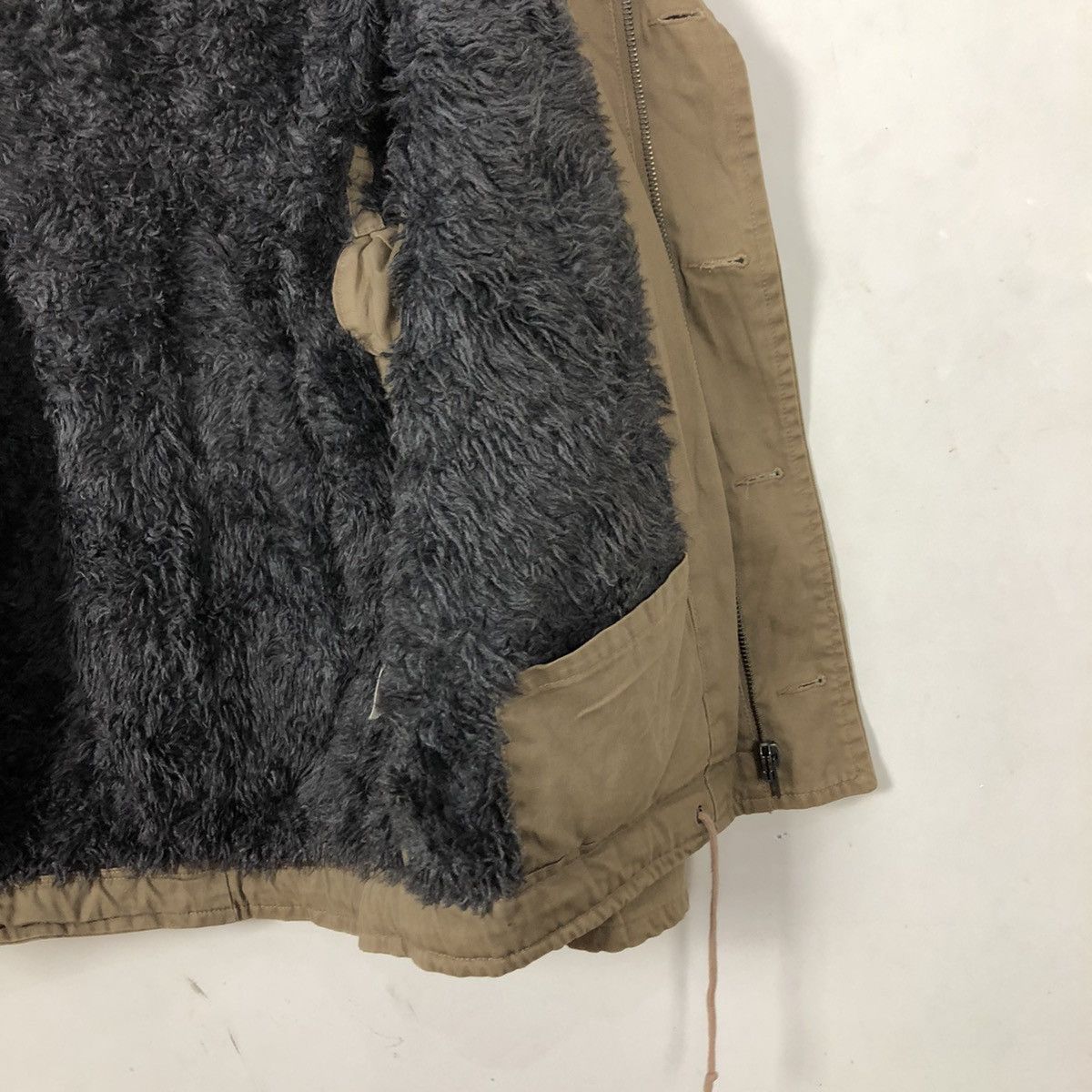 Japanese Brand 🔥90’s DECK JACKET SIX STAR MILITARY USN DESIGN MINK FUR Size US L / EU 52-54 / 3 - 14 Thumbnail
