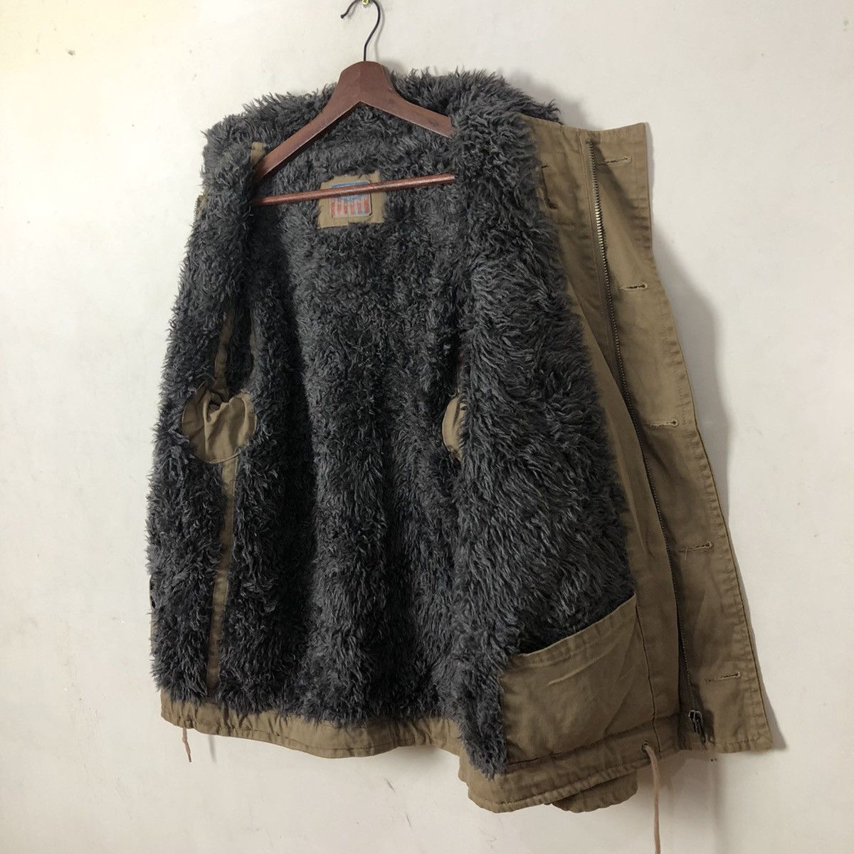 Japanese Brand 🔥90’s DECK JACKET SIX STAR MILITARY USN DESIGN MINK FUR Size US L / EU 52-54 / 3 - 12 Thumbnail