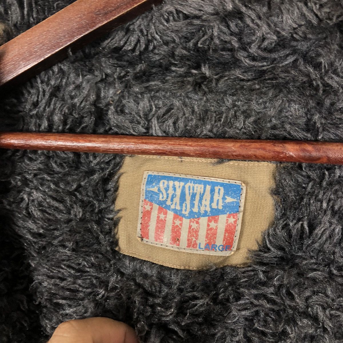 Japanese Brand 🔥90’s DECK JACKET SIX STAR MILITARY USN DESIGN MINK FUR Size US L / EU 52-54 / 3 - 13 Thumbnail