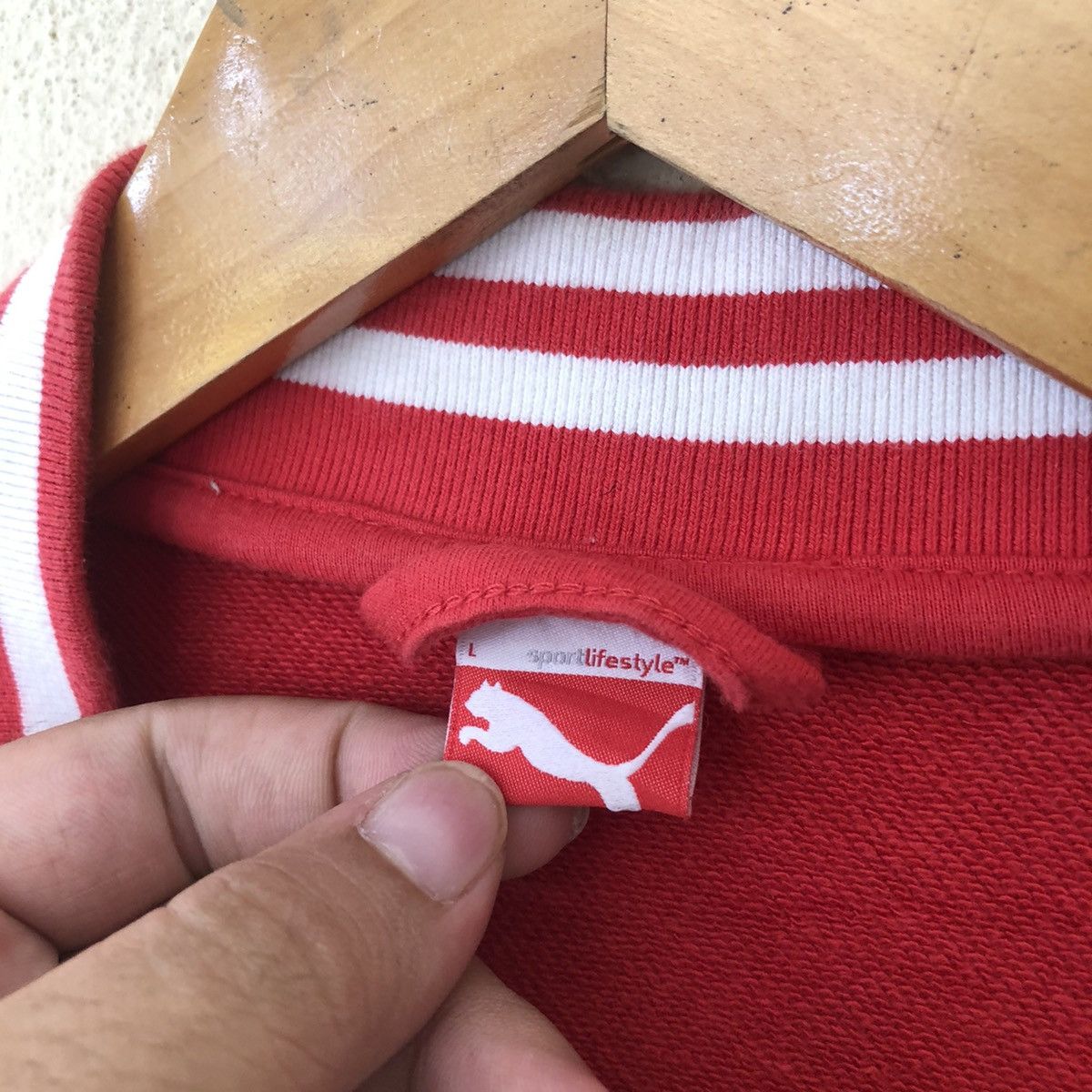 Japanese Brand VARSITY JACKET PUMA EMBROIDERY LOGO Size US L / EU 52-54 / 3 - 8 Thumbnail