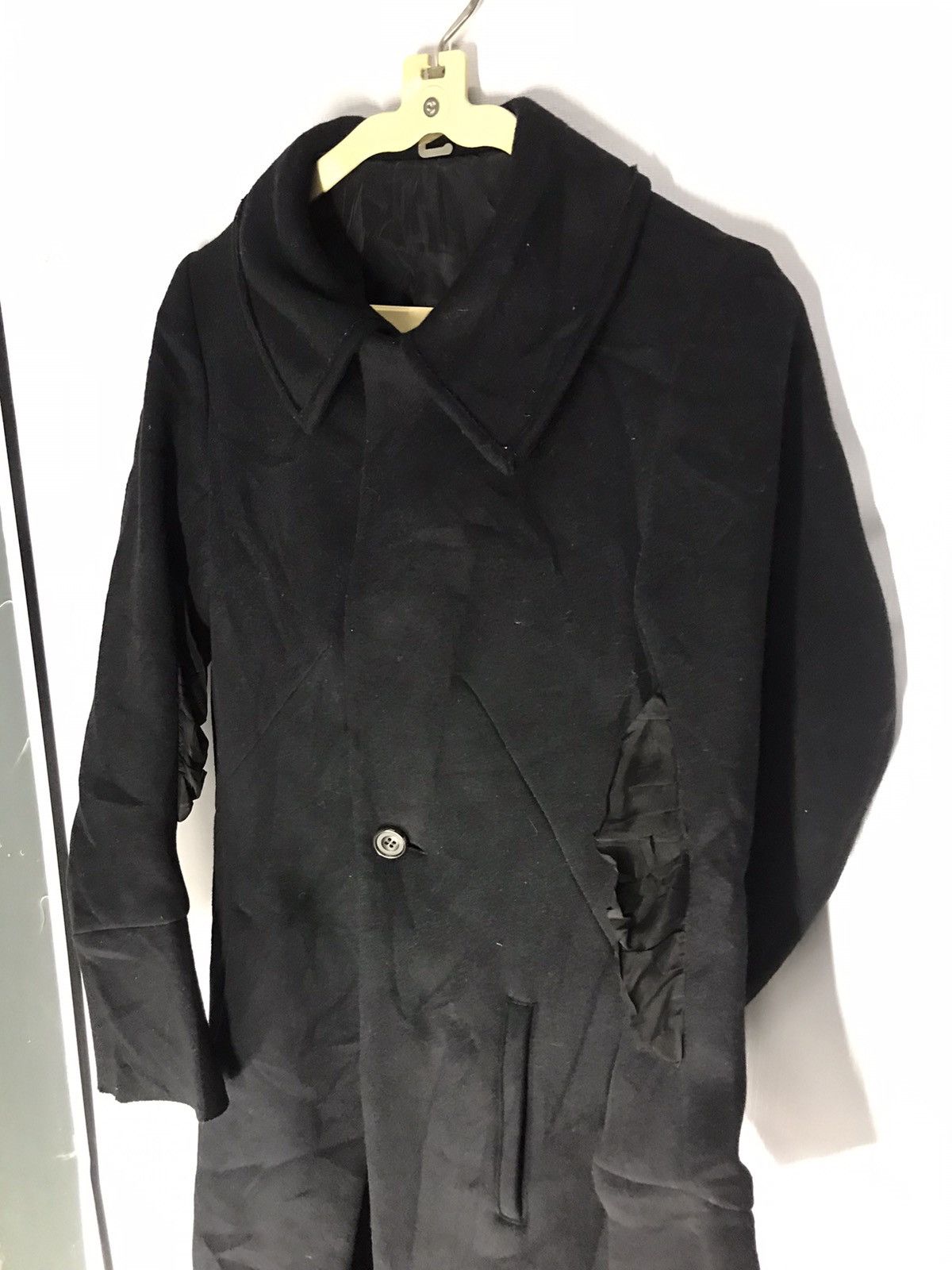 Designer × Japanese Brand × Yohji Yamamoto 🔥BEST OFFER🔥Yohji Yamamoto signature wool long coat Size US S / EU 44-46 / 1 - 5 Thumbnail