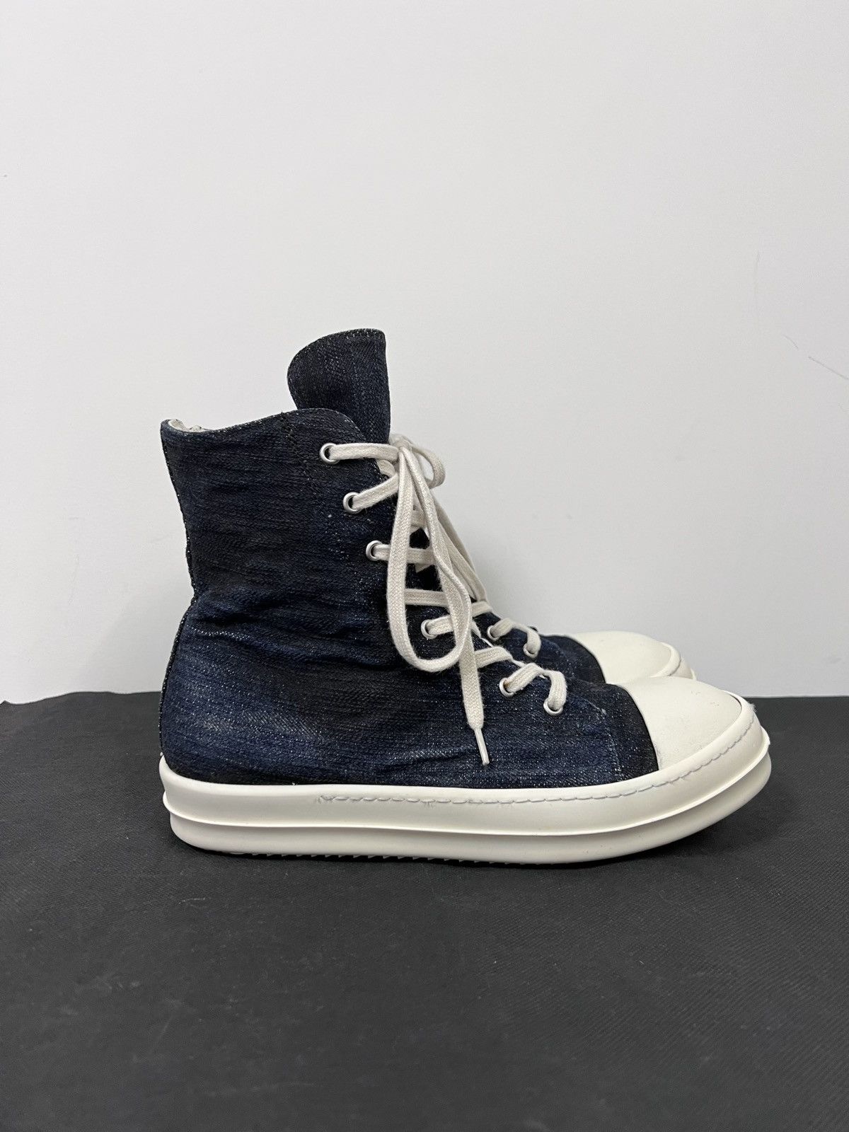 Rick Owens × Rick Owens Drkshdw Rick owens drkshdw ramones hi-top in black size41.5 Size US 8.5 / EU 41-42 - 3 Thumbnail