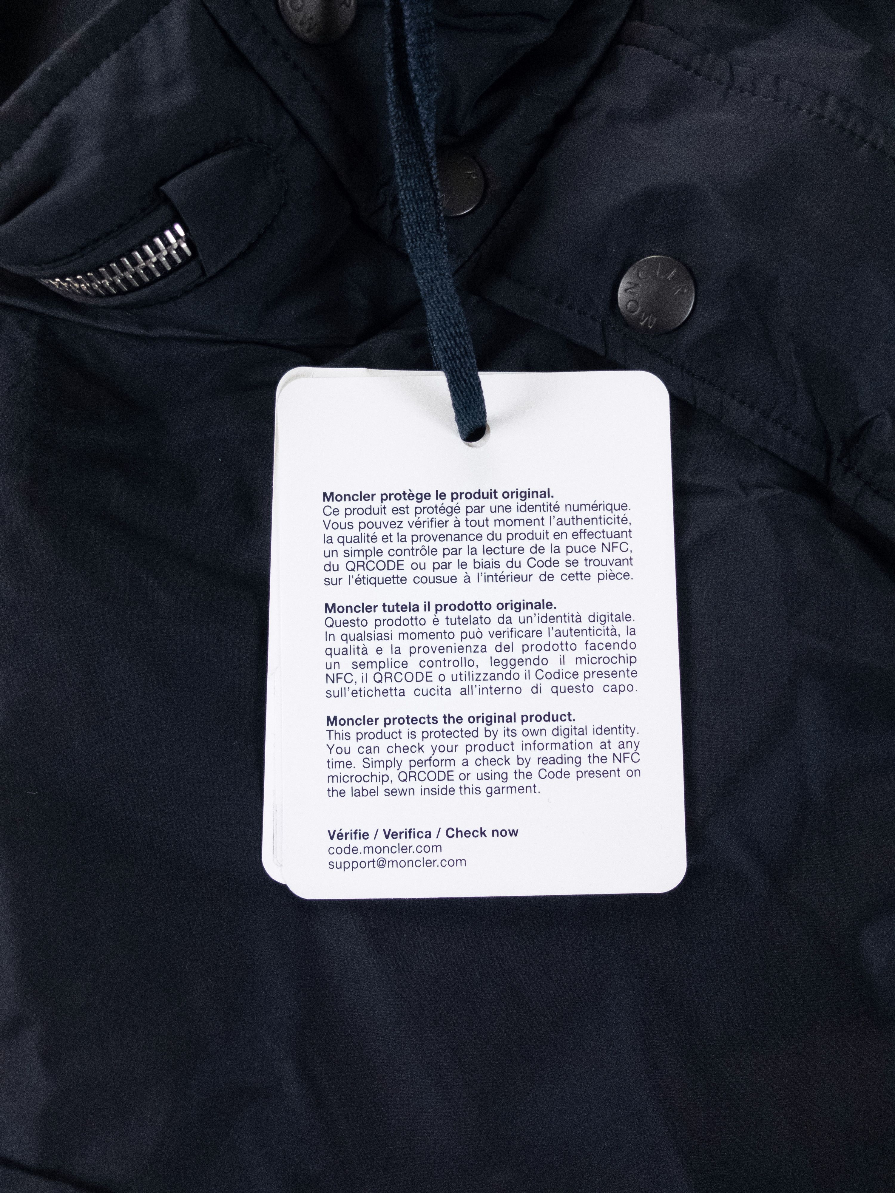 Moncler Moncler Authie lightweight navy blue down puffer jacket L 3 Size US L / EU 52-54 / 3 - 2 Thumbnail