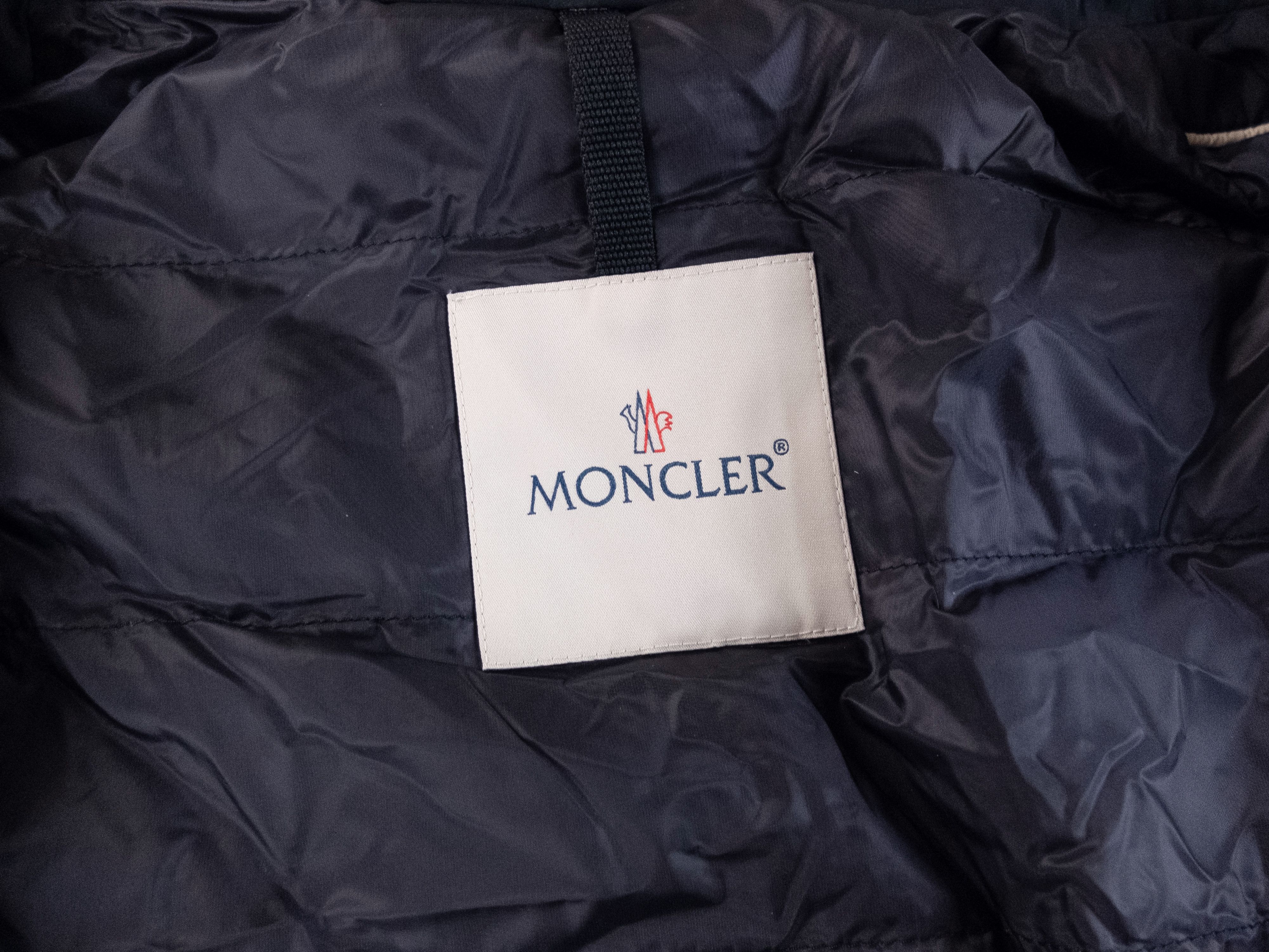Moncler Moncler Authie lightweight navy blue down puffer jacket L 3 Size US L / EU 52-54 / 3 - 7 Thumbnail