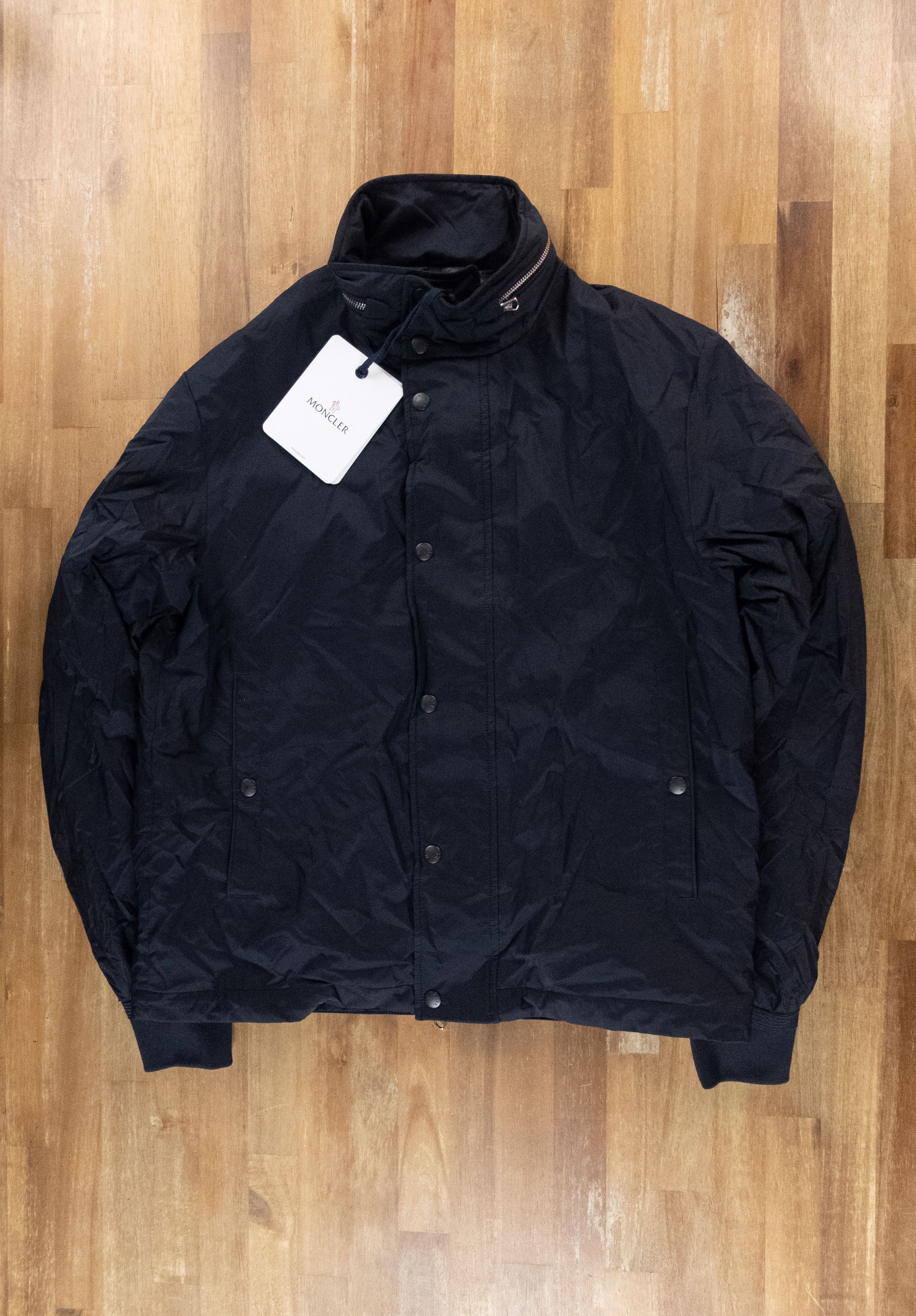Moncler Moncler Authie lightweight navy blue down puffer jacket L 3 Size US L / EU 52-54 / 3 - 1 Thumbnail