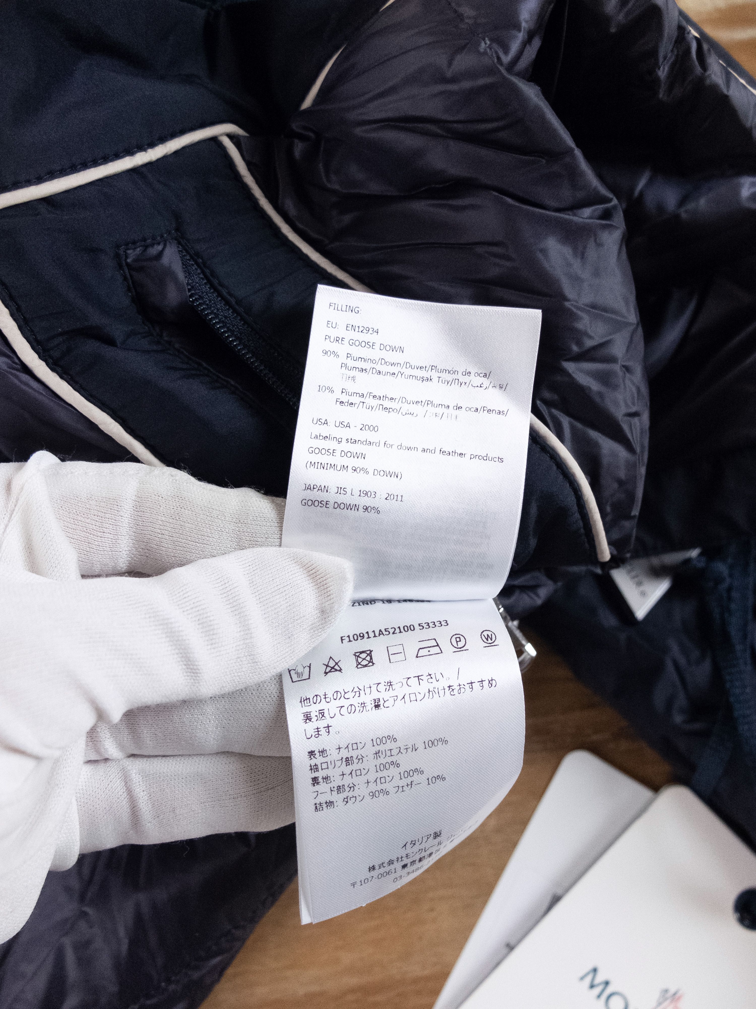 Moncler Moncler Authie lightweight navy blue down puffer jacket L 3 Size US L / EU 52-54 / 3 - 10 Thumbnail