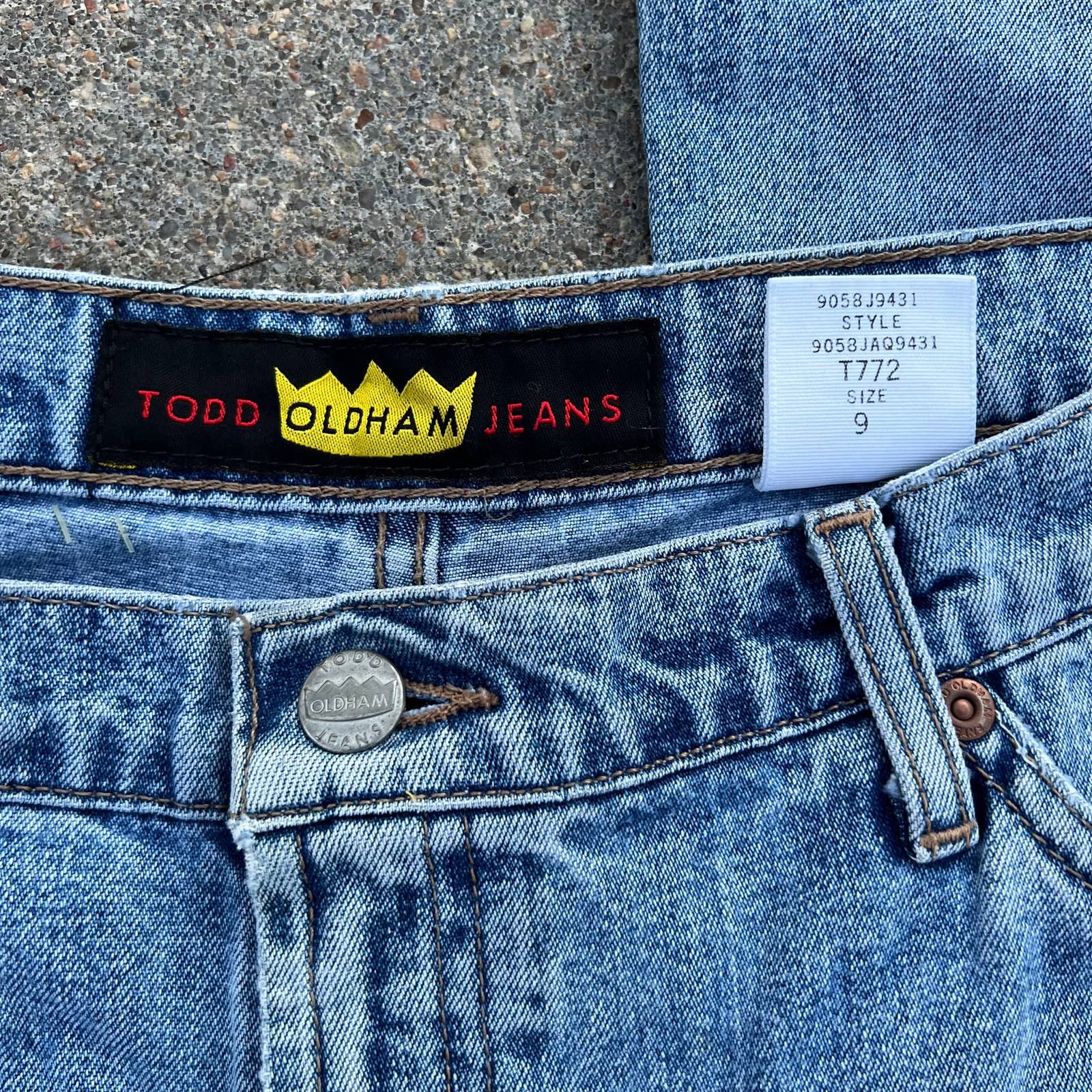 Vintage Y2K buy Todd Oldham Flare Released Hem Jeans