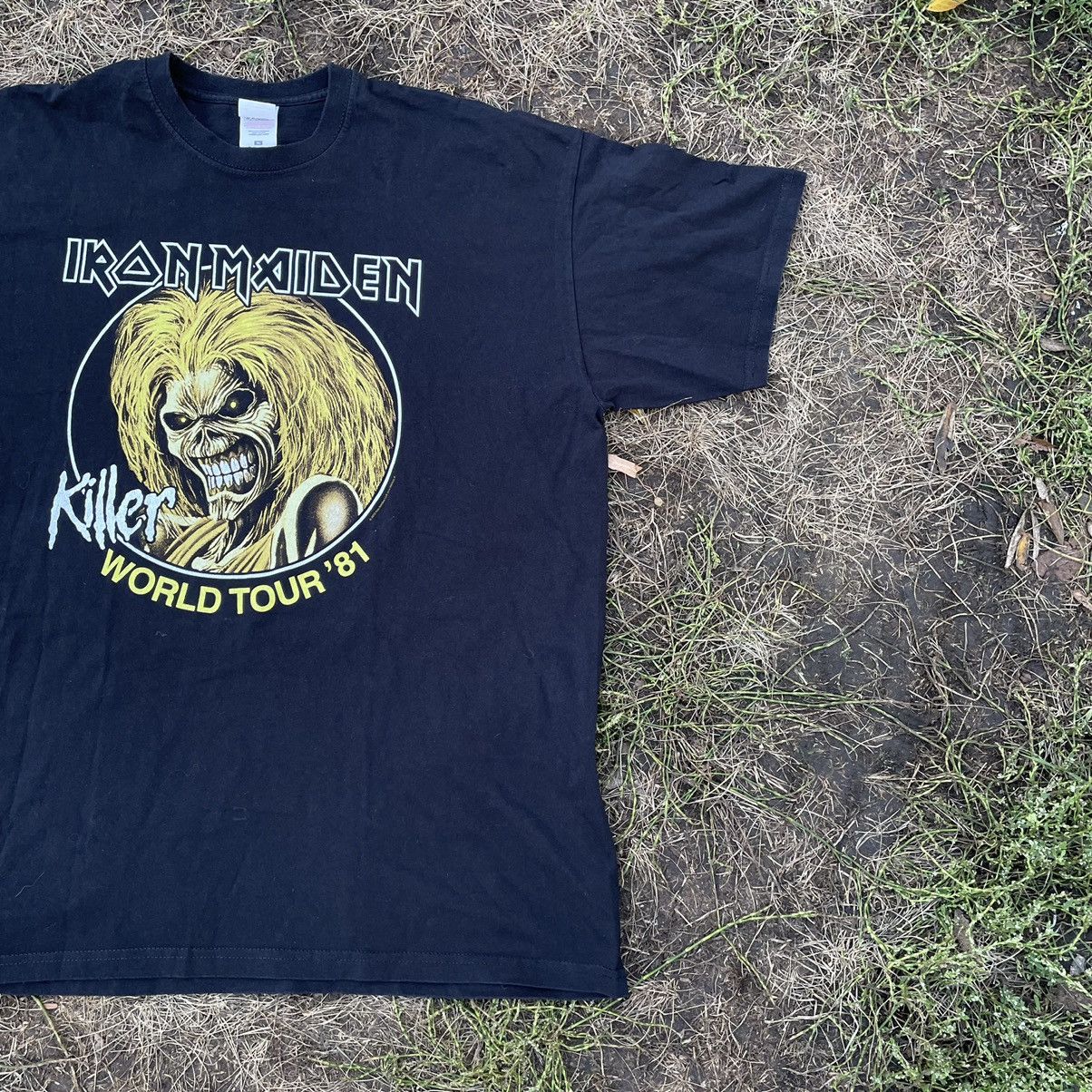 Vintage Vintage 90s Iron Maiden Killers Band Tee Graphic Grunge XL Size US XL / EU 56 / 4 - 3 Thumbnail