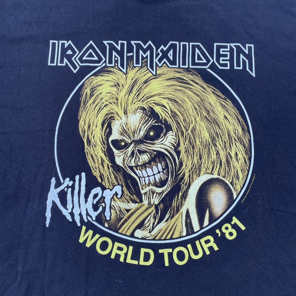 Vintage Vintage 90s Iron Maiden Killers Band Tee Graphic Grunge XL Size US XL / EU 56 / 4 - 4 Thumbnail