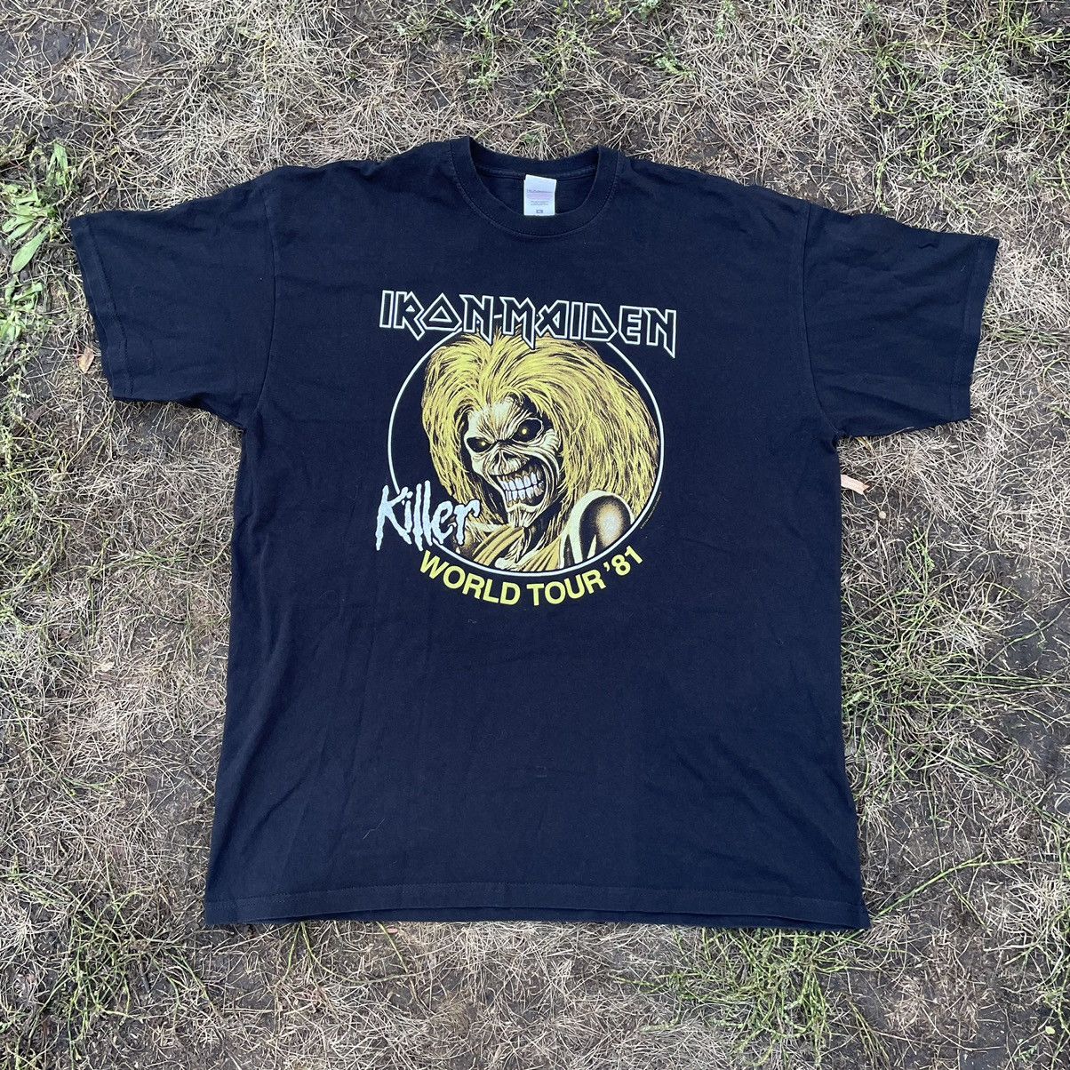 Vintage Vintage 90s Iron Maiden Killers Band Tee Graphic Grunge XL Size US XL / EU 56 / 4 - 1 Thumbnail