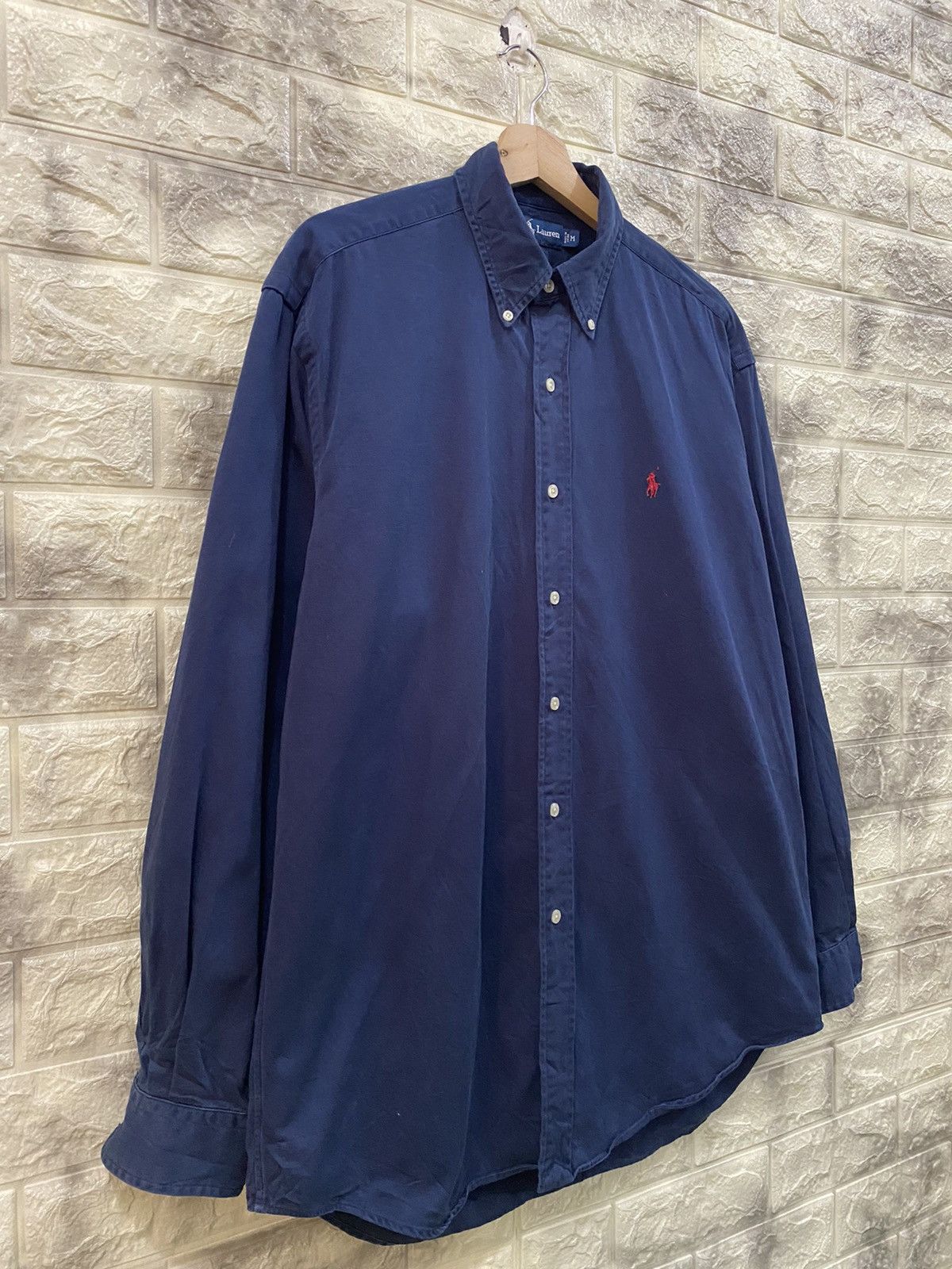 Polo Ralph Lauren Vintage Polo Ralph Lauren navy blue shirt Size US M / EU 48-50 / 2 - 3 Thumbnail