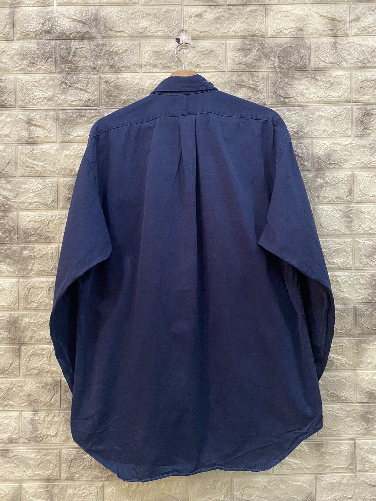 Polo Ralph Lauren Vintage Polo Ralph Lauren navy blue shirt Size US M / EU 48-50 / 2 - 7 Thumbnail