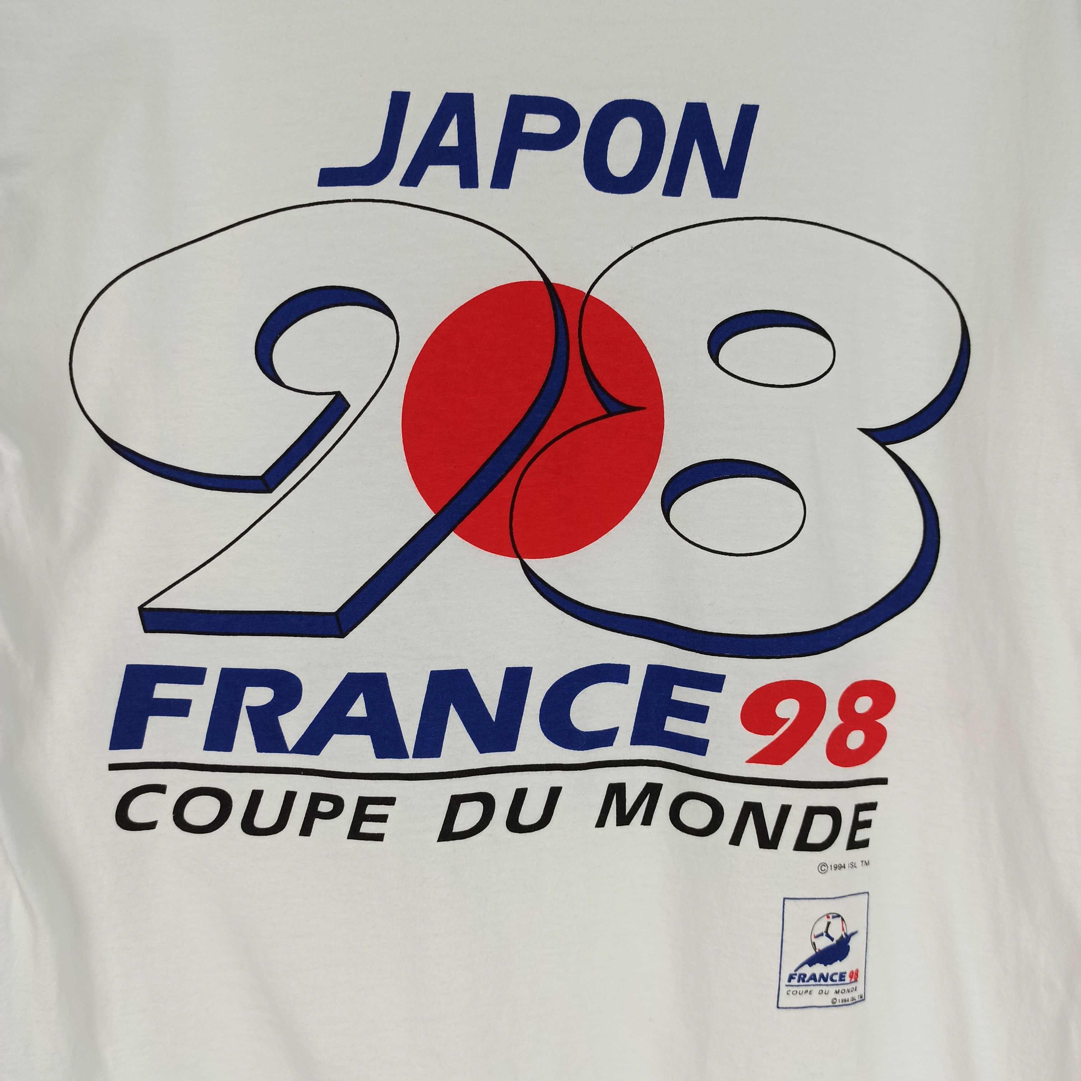 Vintage 🔥STEALS🔥 Vintage Fifa World Cup France 98 Japon Tshirt Size US S / EU 44-46 / 1 - 2 Thumbnail