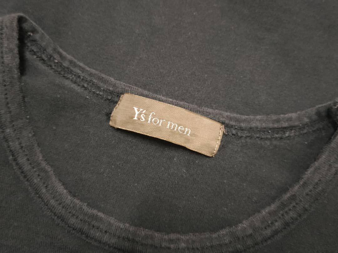 Yohji Yamamoto Y's For Men Long Sleeve faded Tee Size US M / EU 48-50 / 2 - 2 Thumbnail