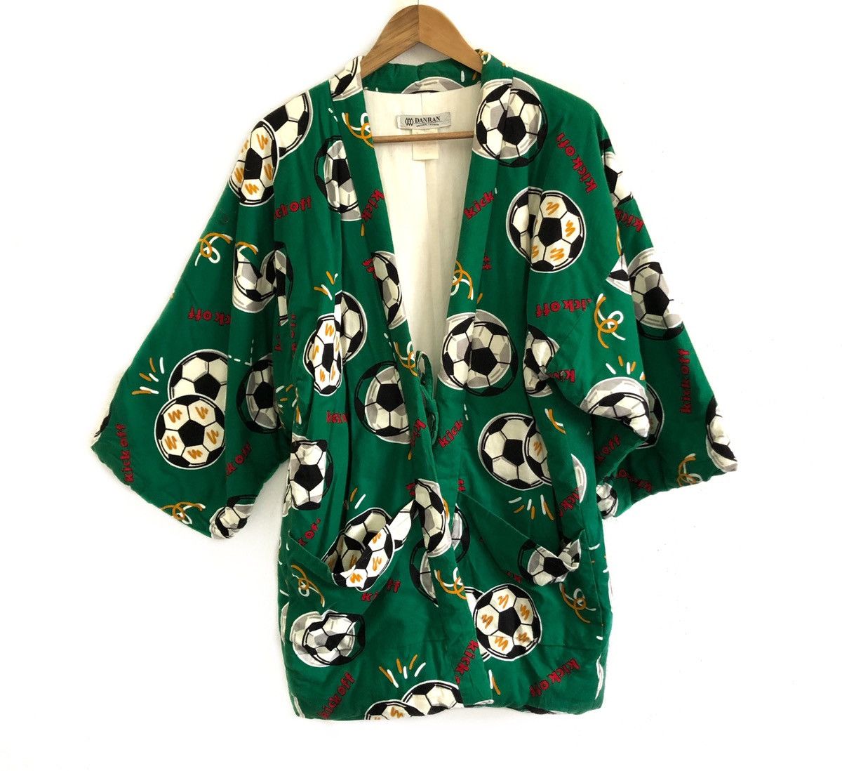 Japanese Brand RARE‼️Archival Kimono Traditional Soccer Football Size US M / EU 48-50 / 2 - 3 Thumbnail