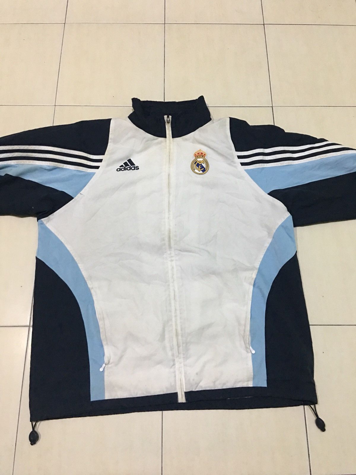 Adidas ADIDAS X REAL MADRID FC 2003 OFFICIAL WINDBRAKER JACKET Size US L / EU 52-54 / 3 - 6 Thumbnail