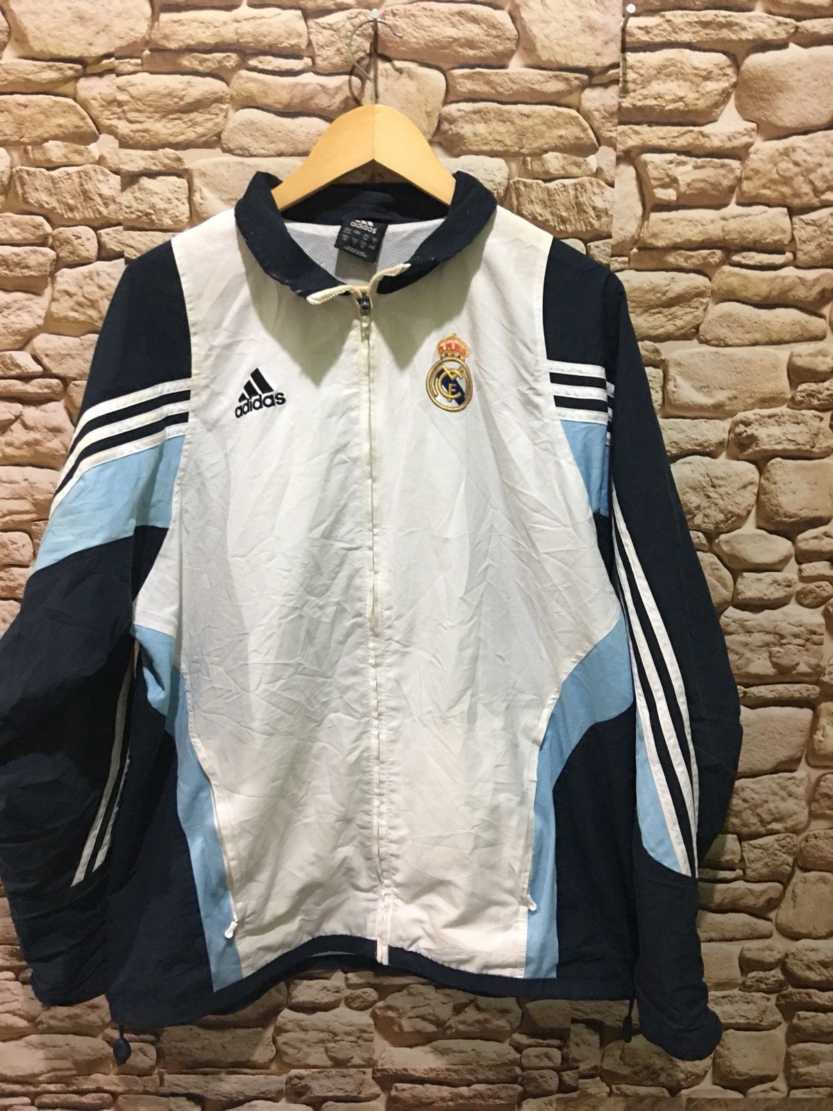 Adidas ADIDAS X REAL MADRID FC 2003 OFFICIAL WINDBRAKER JACKET Size US L / EU 52-54 / 3 - 1 Thumbnail