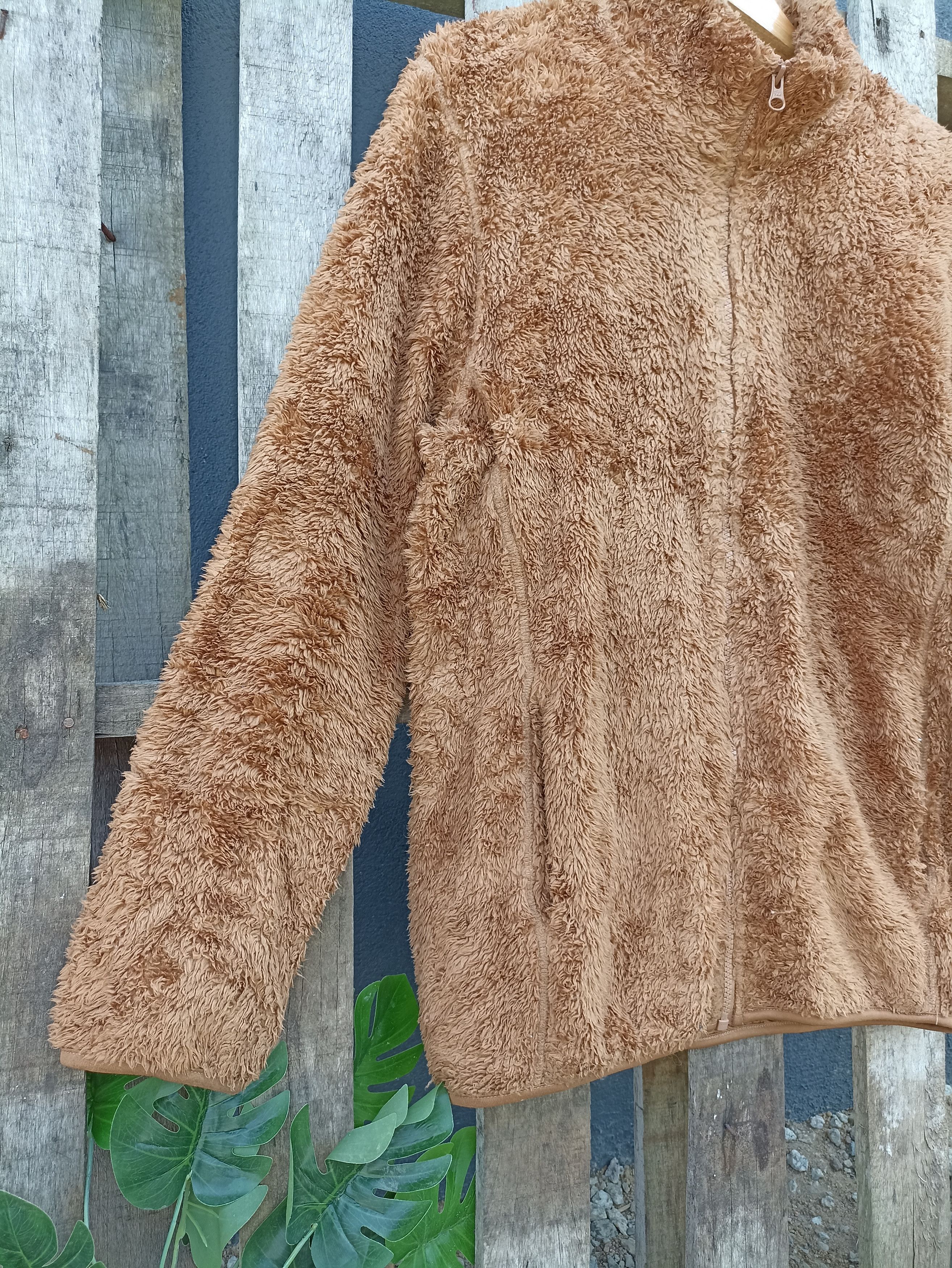 Japanese Brand Japanese brand Fuzzy Fleece Zipper Sweatshirt Size US L / EU 52-54 / 3 - 3 Thumbnail