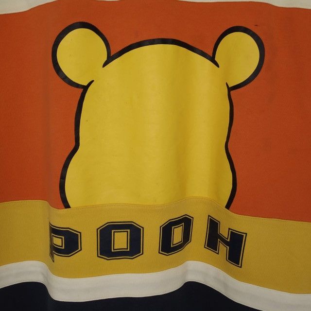 Anime Vintage Winnie The Pooh Cartoon Colourblock Hoodie Size US L / EU 52-54 / 3 - 4 Thumbnail