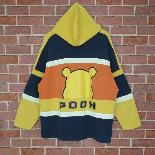 Anime Vintage Winnie The Pooh Cartoon Colourblock Hoodie Size US L / EU 52-54 / 3 - 2 Thumbnail
