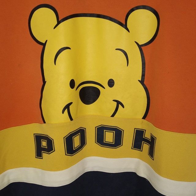 Anime Vintage Winnie The Pooh Cartoon Colourblock Hoodie Size US L / EU 52-54 / 3 - 3 Thumbnail