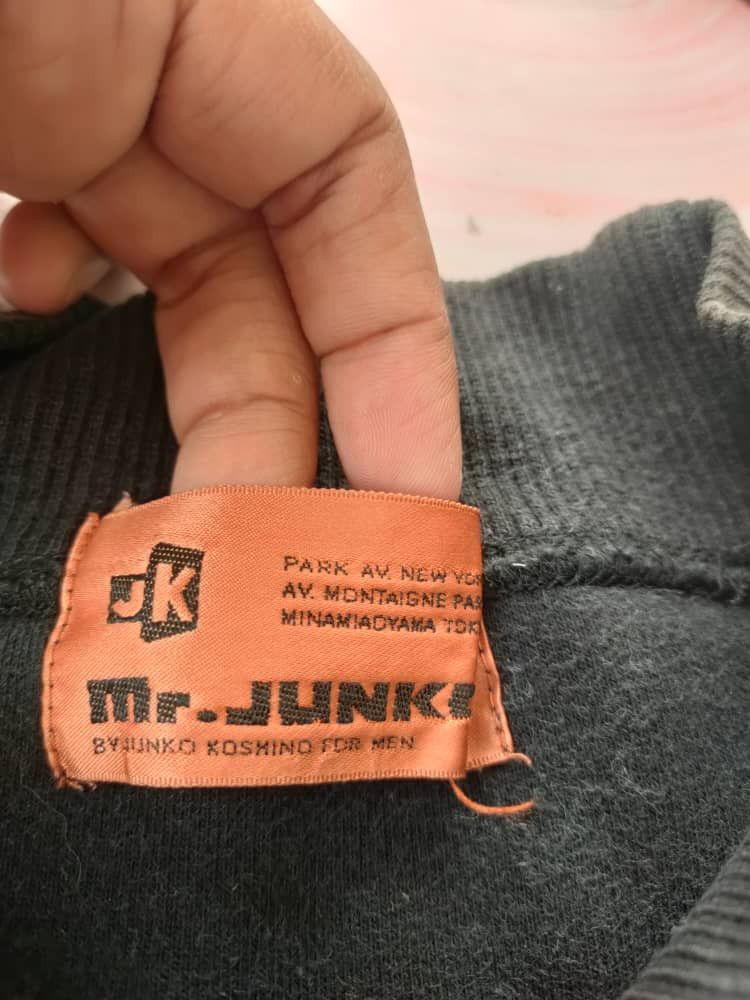 Japanese Brand Mr Junko Embroidered Logo Jumper Size US L / EU 52-54 / 3 - 6 Thumbnail