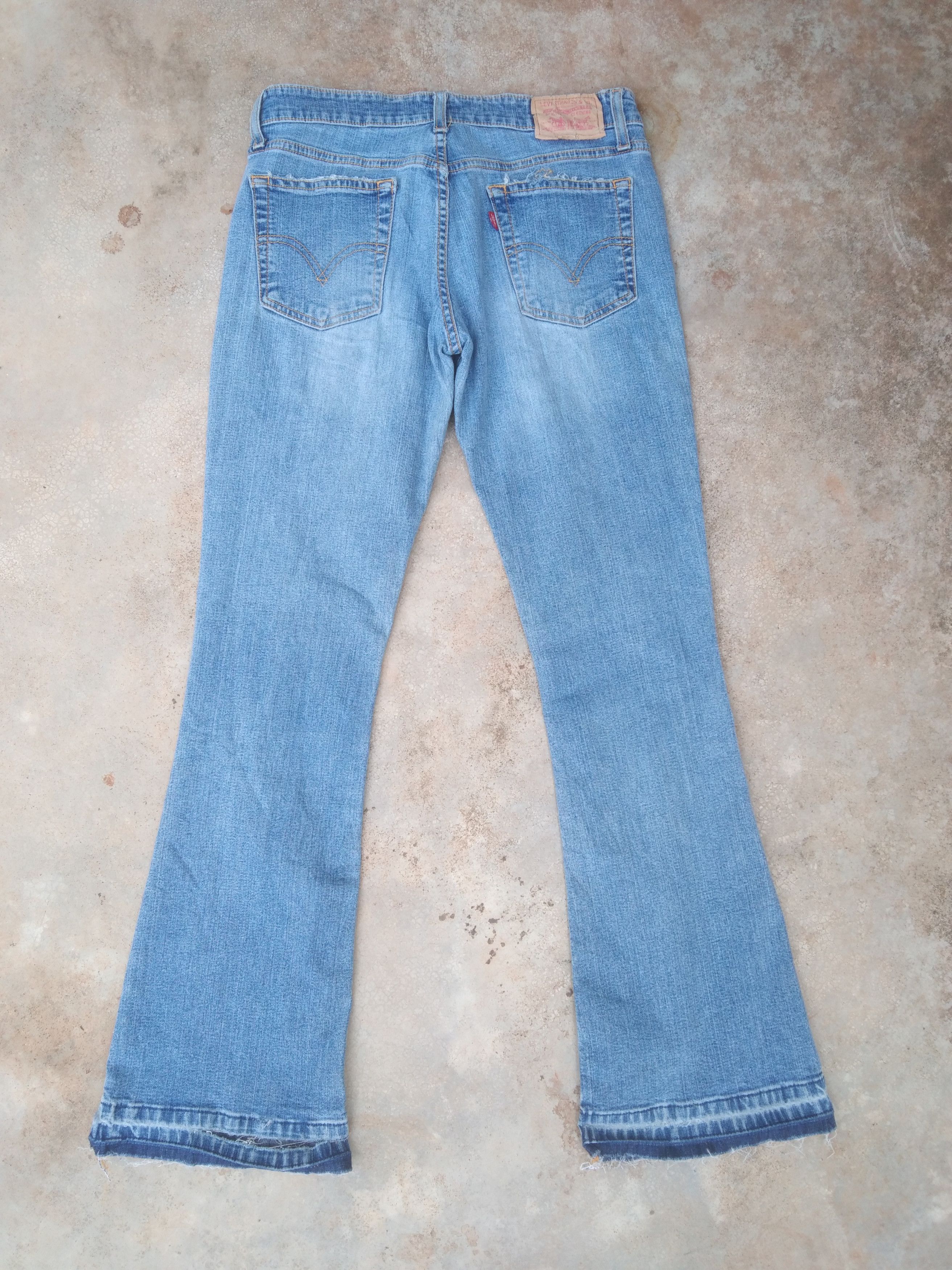 Levi's Vintage Levi's Flared 518 Boot Cut Released Hem Jeans 28x29 Size US 28 / EU 44 - 2 Thumbnail