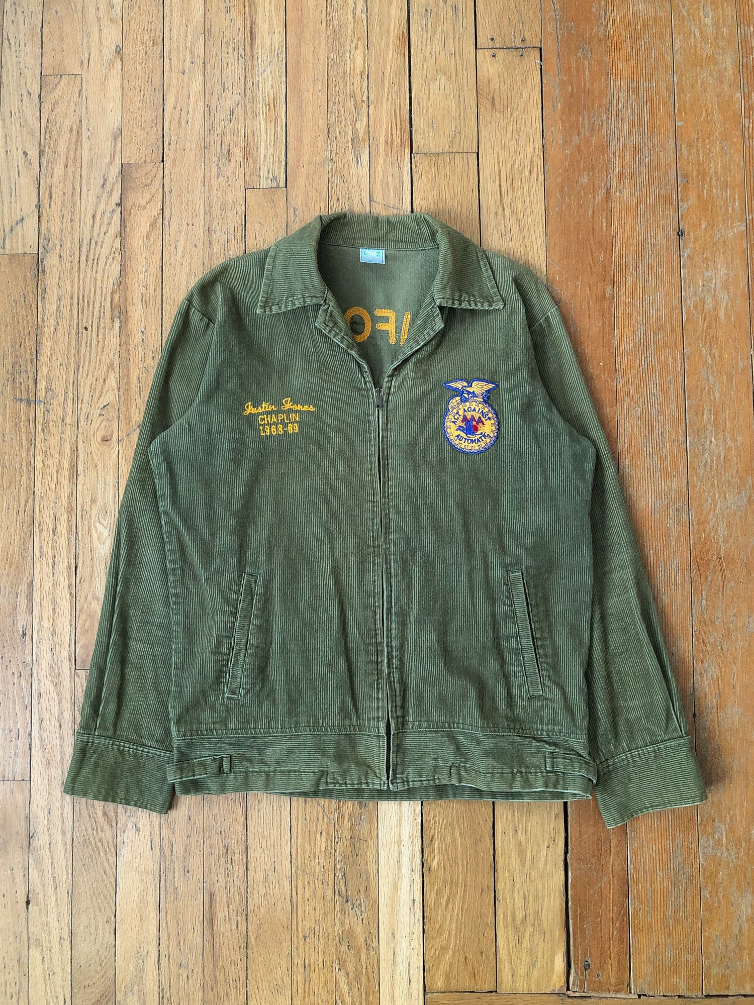 Vintage 60s Act Against Automatic 'California' Corduroy Jacket Size US L / EU 52-54 / 3 - 4 Thumbnail