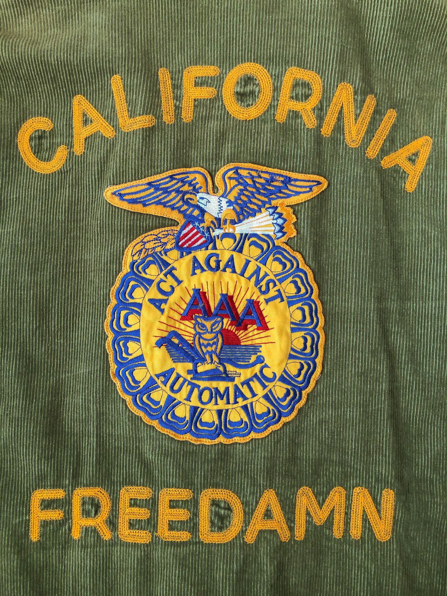 Vintage 60s Act Against Automatic 'California' Corduroy Jacket Size US L / EU 52-54 / 3 - 3 Thumbnail