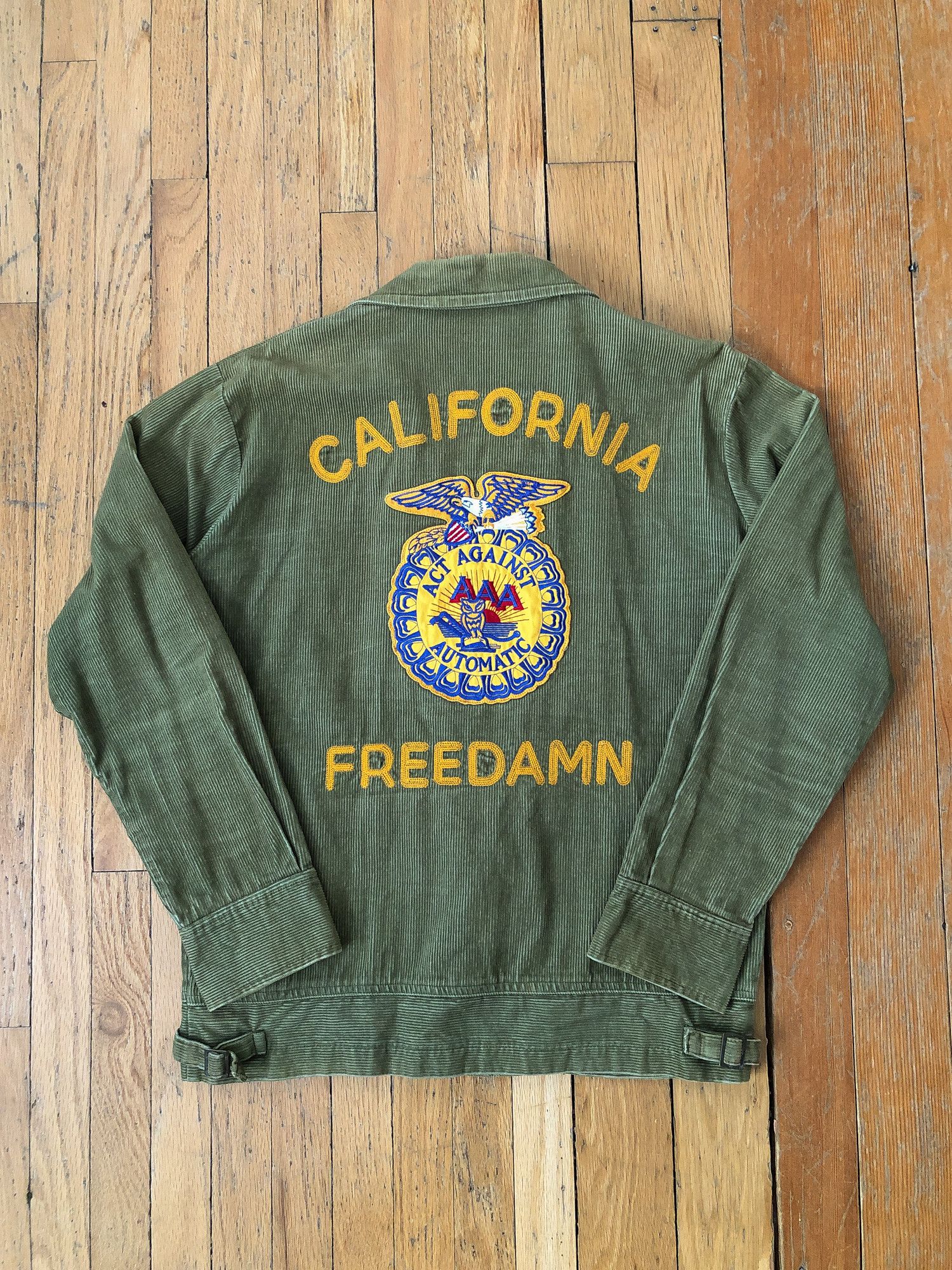 Vintage 60s Act Against Automatic 'California' Corduroy Jacket Size US L / EU 52-54 / 3 - 2 Thumbnail