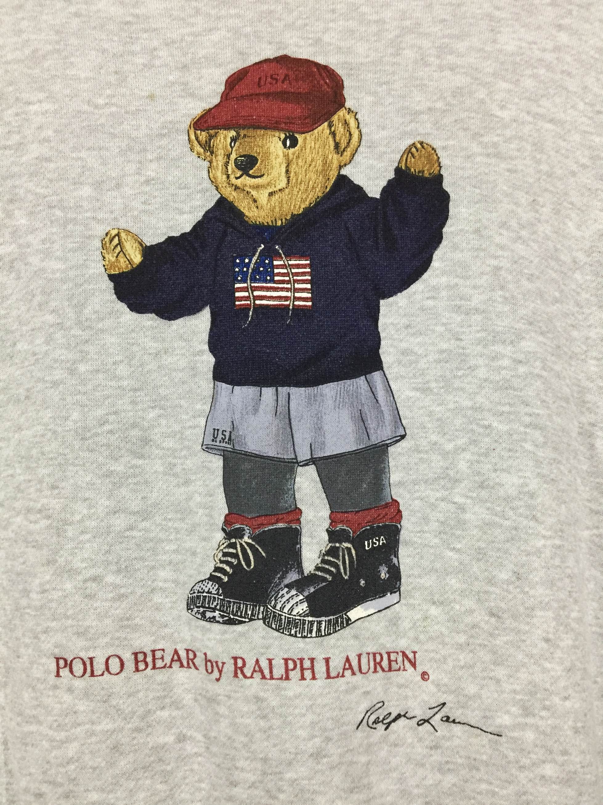 Polo Ralph Lauren × Vintage Polo bear Ralph Lauren vintage 90s pullover Size US M / EU 48-50 / 2 - 3 Thumbnail