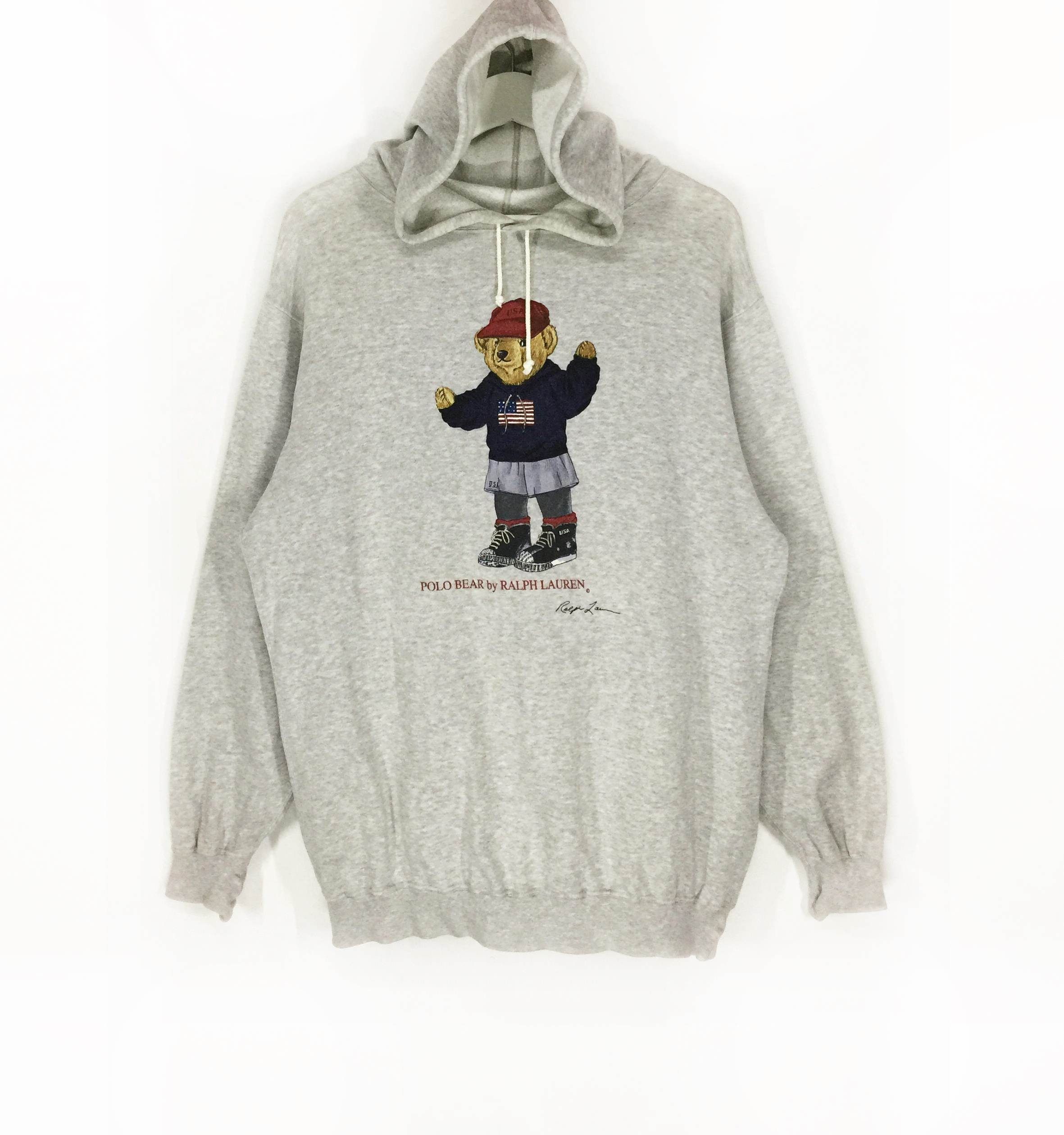 Polo Ralph Lauren × Vintage Polo bear Ralph Lauren vintage 90s pullover Size US M / EU 48-50 / 2 - 1 Thumbnail