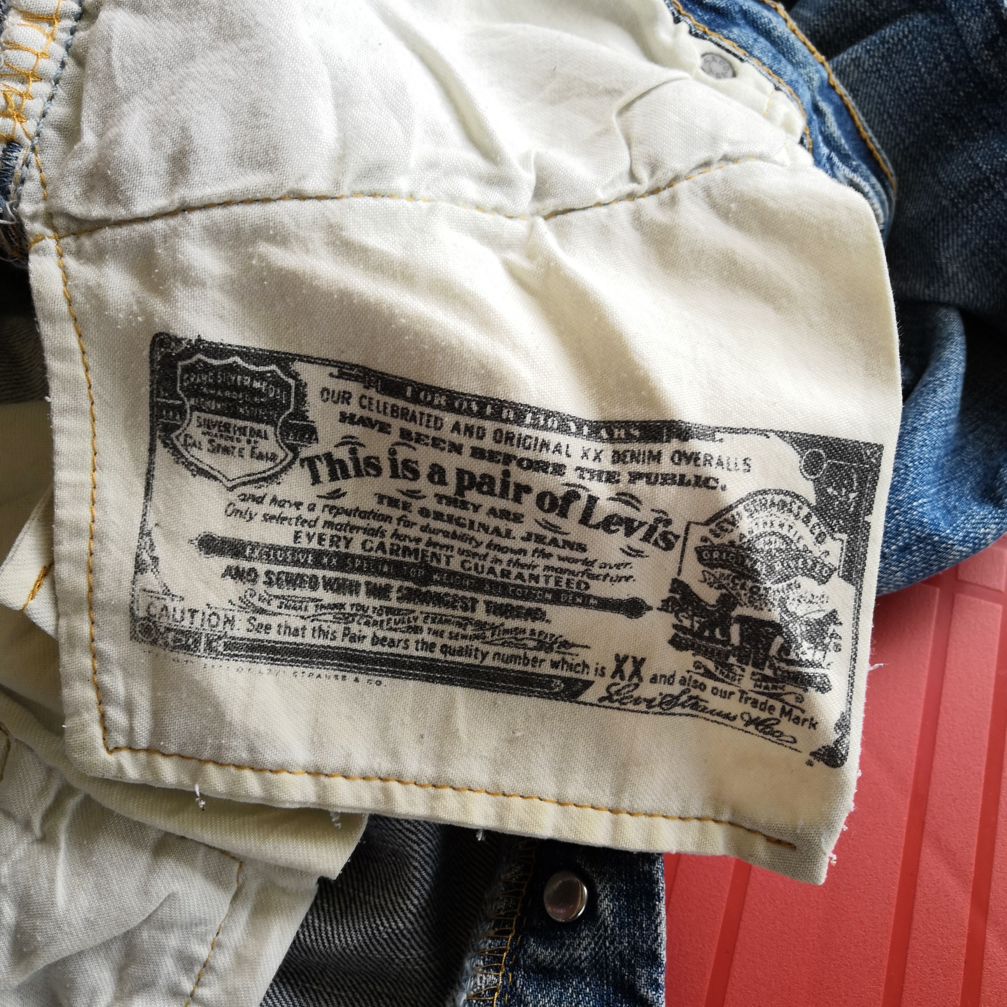 Levi's Vintage Levis 501 Distressed Jeans Released Hem Faded Denim Size 28" / US 6 / IT 42 - 9 Thumbnail