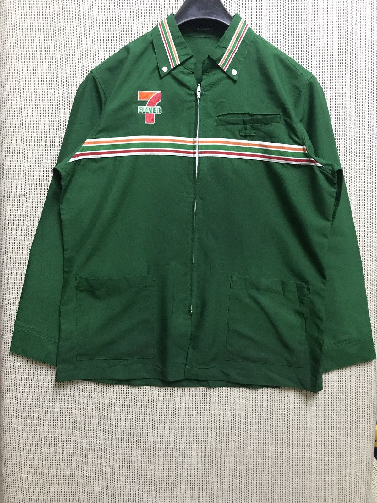 vintage 7-eleven workers zipper uniform