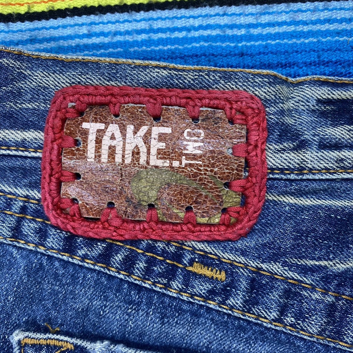 Designer Vintage Take Two Upgrade Dept Flare Jeans Size 33" - 12 Thumbnail