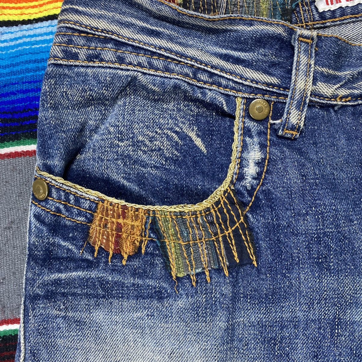 Designer Vintage Take Two Upgrade Dept Flare Jeans Size 33" - 6 Thumbnail