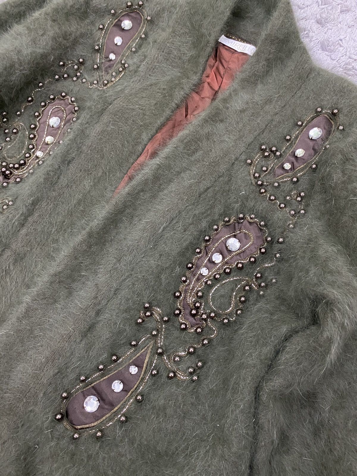 Vintage Vintage Mohair Fur Cardigan Size US L / EU 52-54 / 3 - 3 Thumbnail