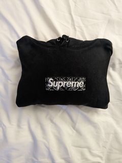 Supreme Supreme Bandana Box Logo Hoodie SZ M | Grailed