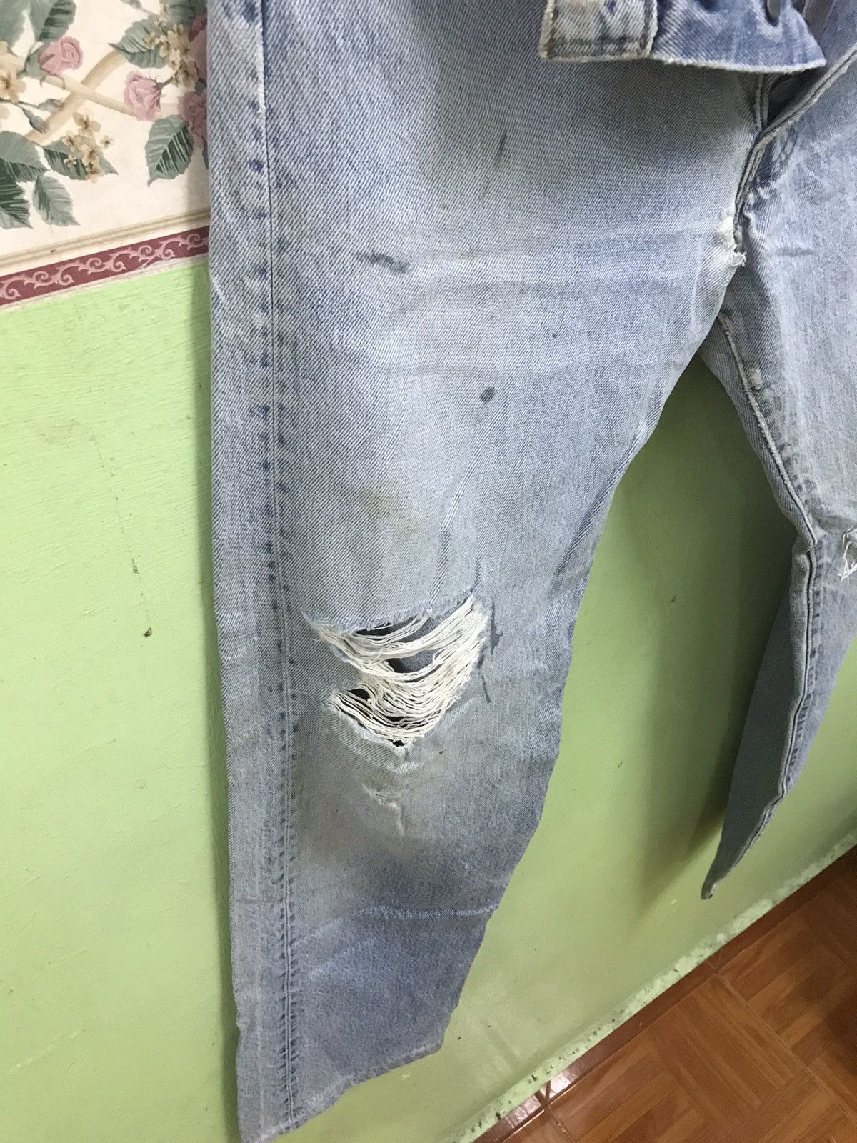 Levi's DISTRESSED ‼️‼️LEVIS 501 usa x vintage Size US 30 / EU 46 - 5 Thumbnail