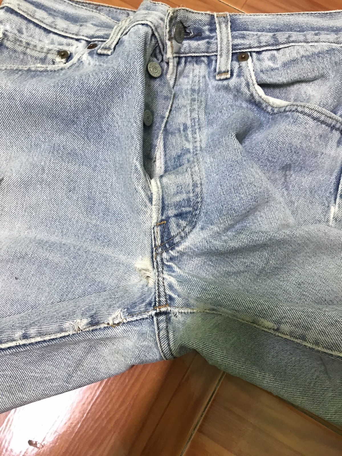 Levi's DISTRESSED ‼️‼️LEVIS 501 usa x vintage Size US 30 / EU 46 - 10 Thumbnail