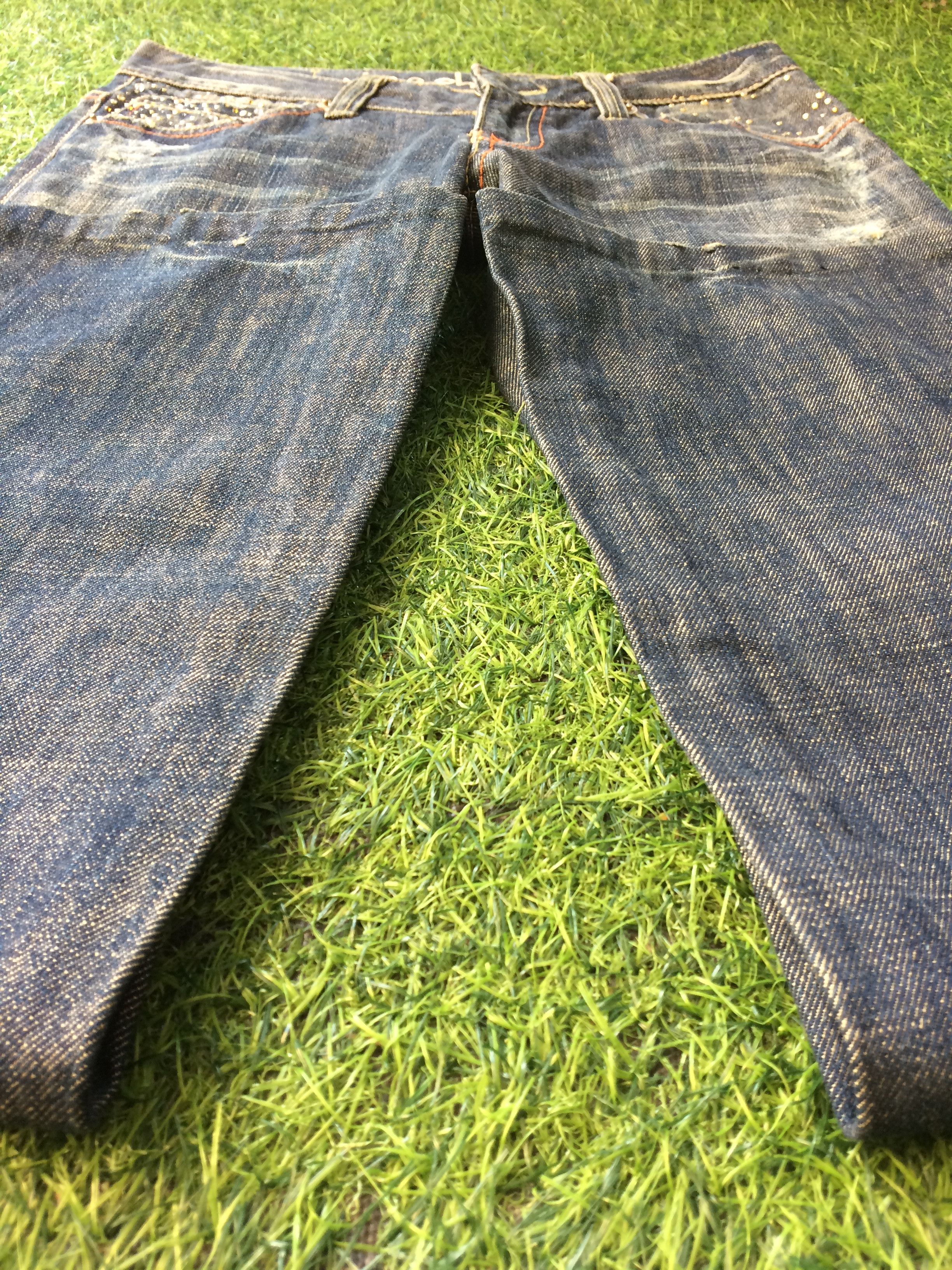 If Six Was Nine × Japanese Brand Distressed Japanese Bootcut Slim Jeans #D-453 Size US 28 / EU 44 - 5 Thumbnail