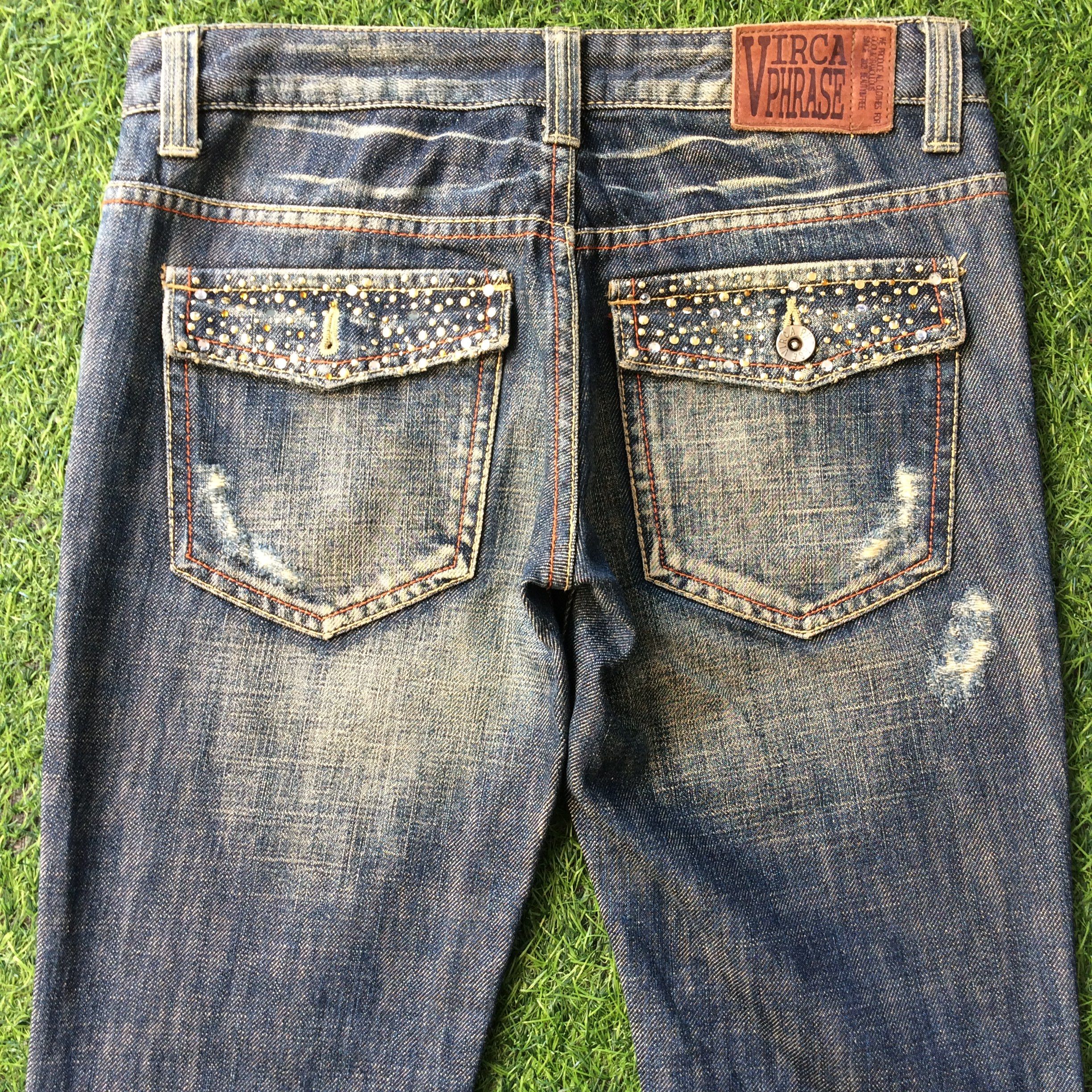 If Six Was Nine × Japanese Brand Distressed Japanese Bootcut Slim Jeans #D-453 Size US 28 / EU 44 - 4 Thumbnail