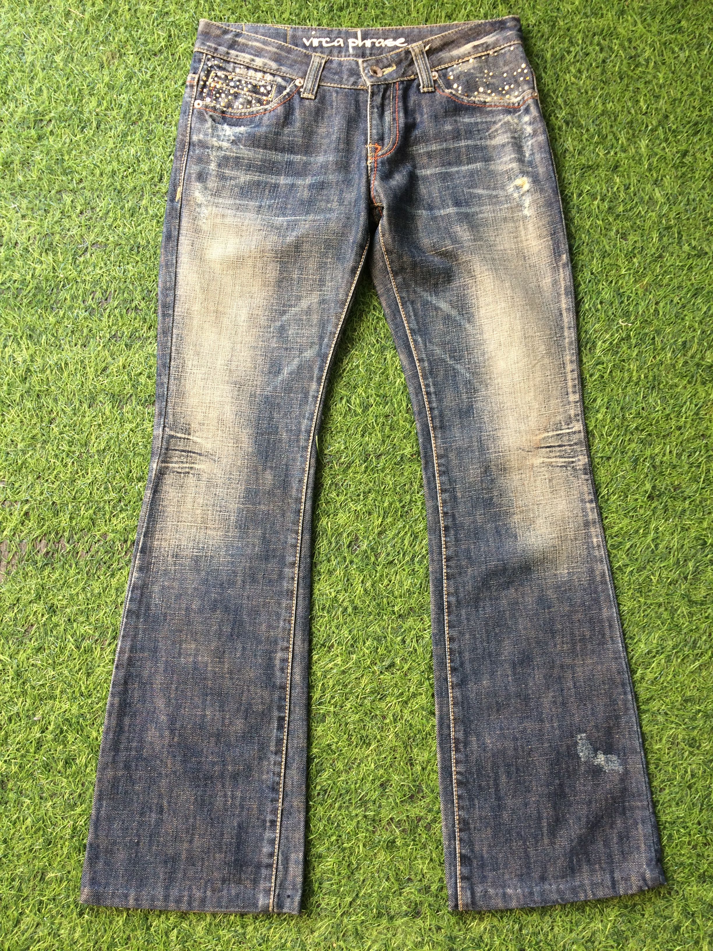 If Six Was Nine × Japanese Brand Distressed Japanese Bootcut Slim Jeans #D-453 Size US 28 / EU 44 - 1 Thumbnail