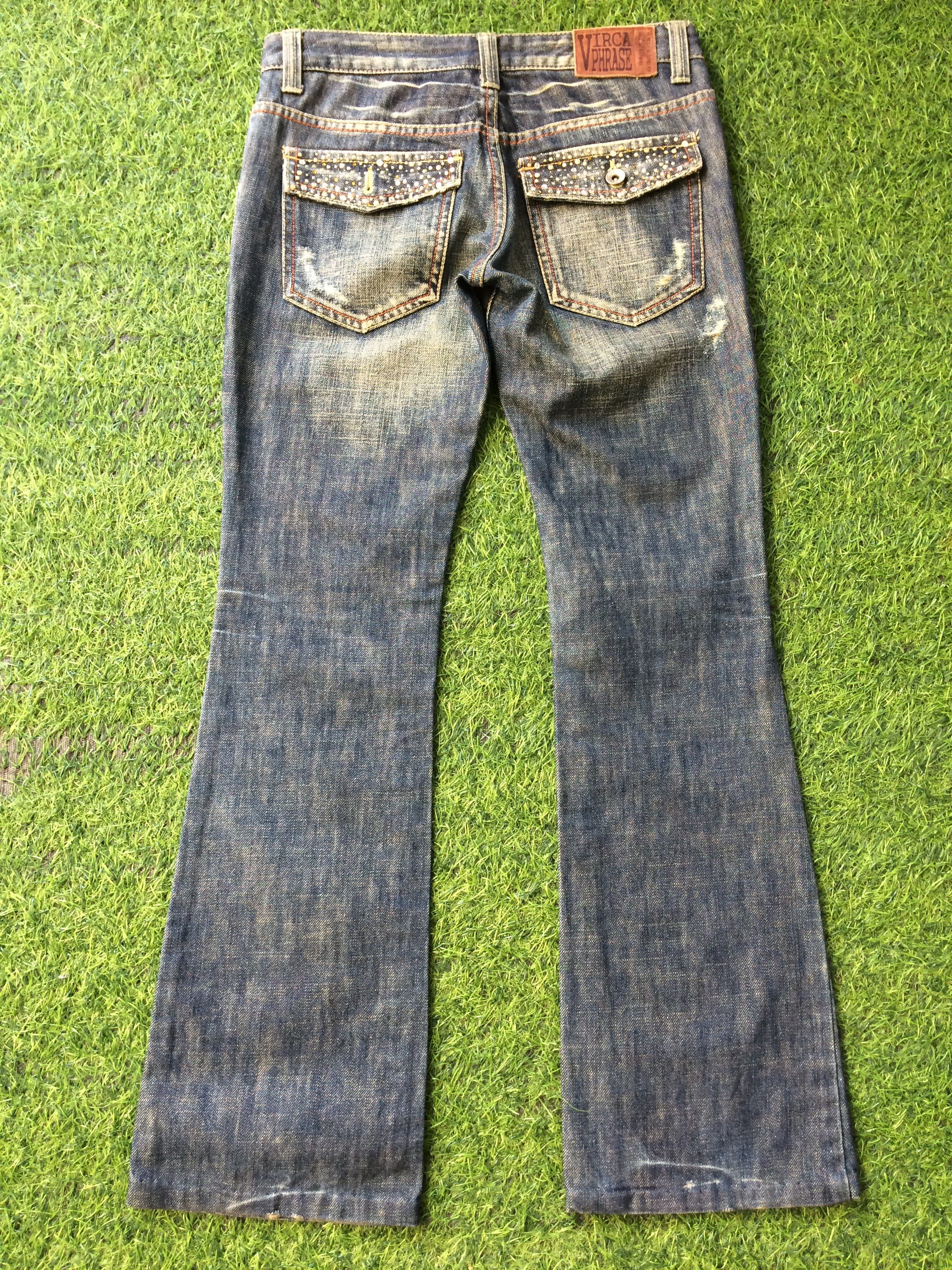 If Six Was Nine × Japanese Brand Distressed Japanese Bootcut Slim Jeans #D-453 Size US 28 / EU 44 - 2 Thumbnail