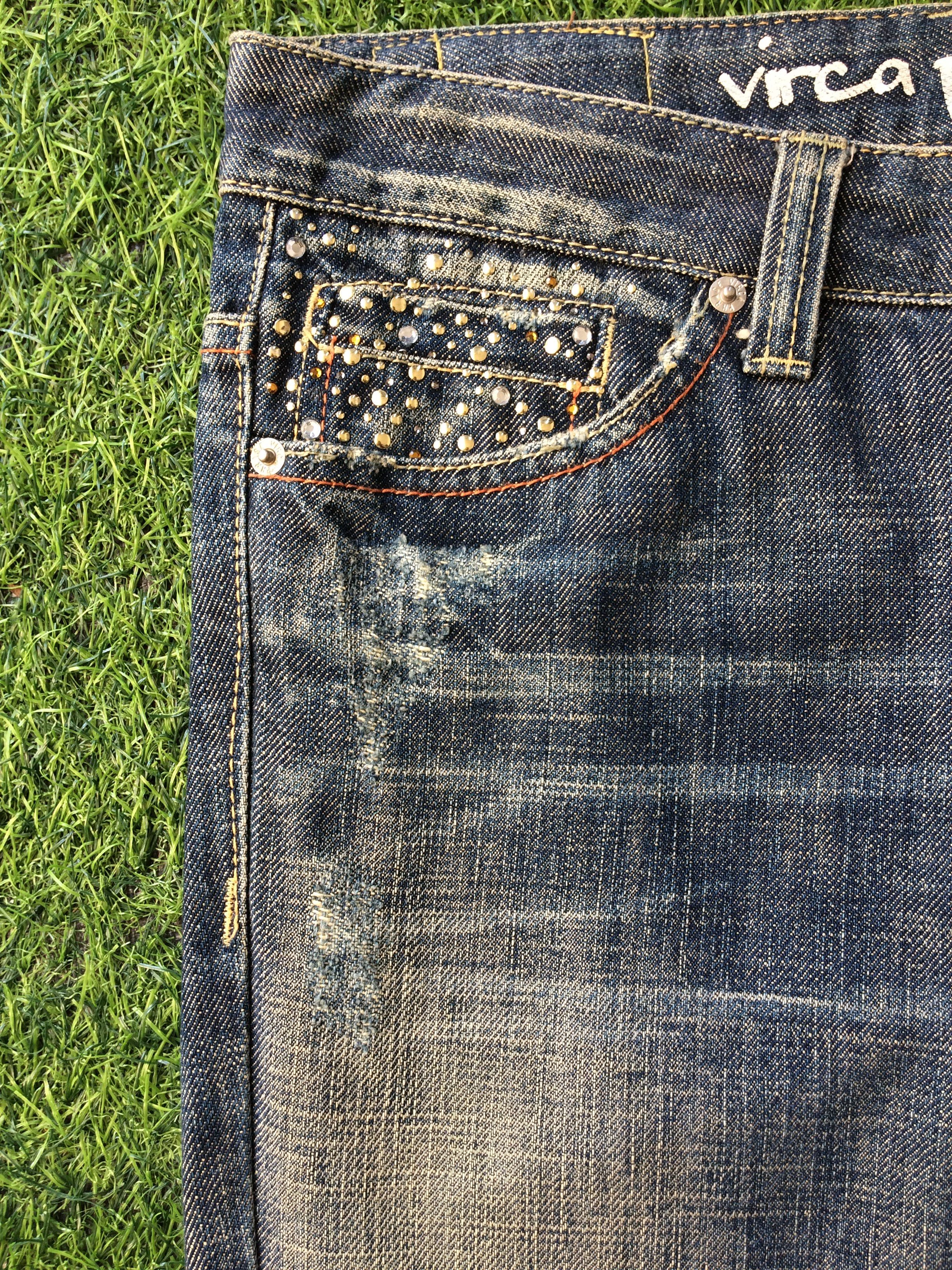If Six Was Nine × Japanese Brand Distressed Japanese Bootcut Slim Jeans #D-453 Size US 28 / EU 44 - 6 Thumbnail