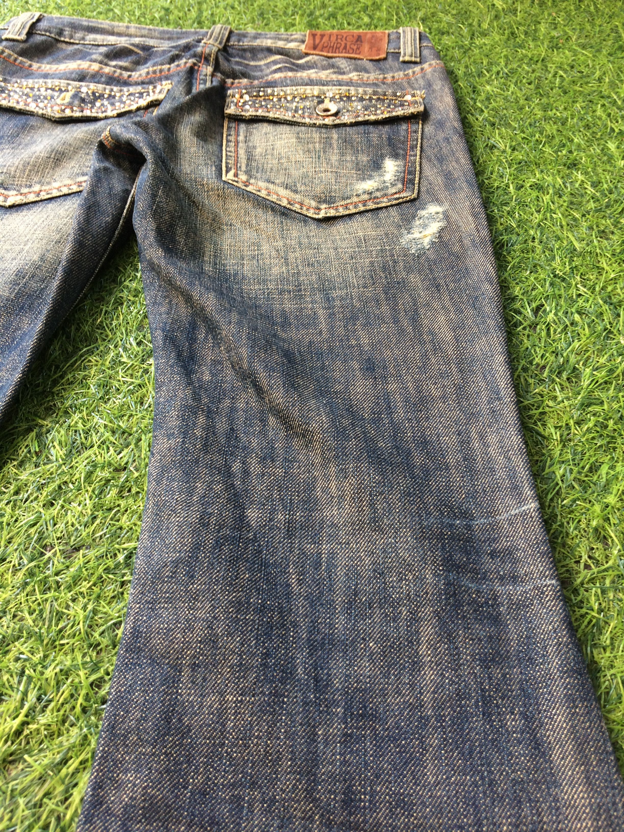 If Six Was Nine × Japanese Brand Distressed Japanese Bootcut Slim Jeans #D-453 Size US 28 / EU 44 - 10 Thumbnail