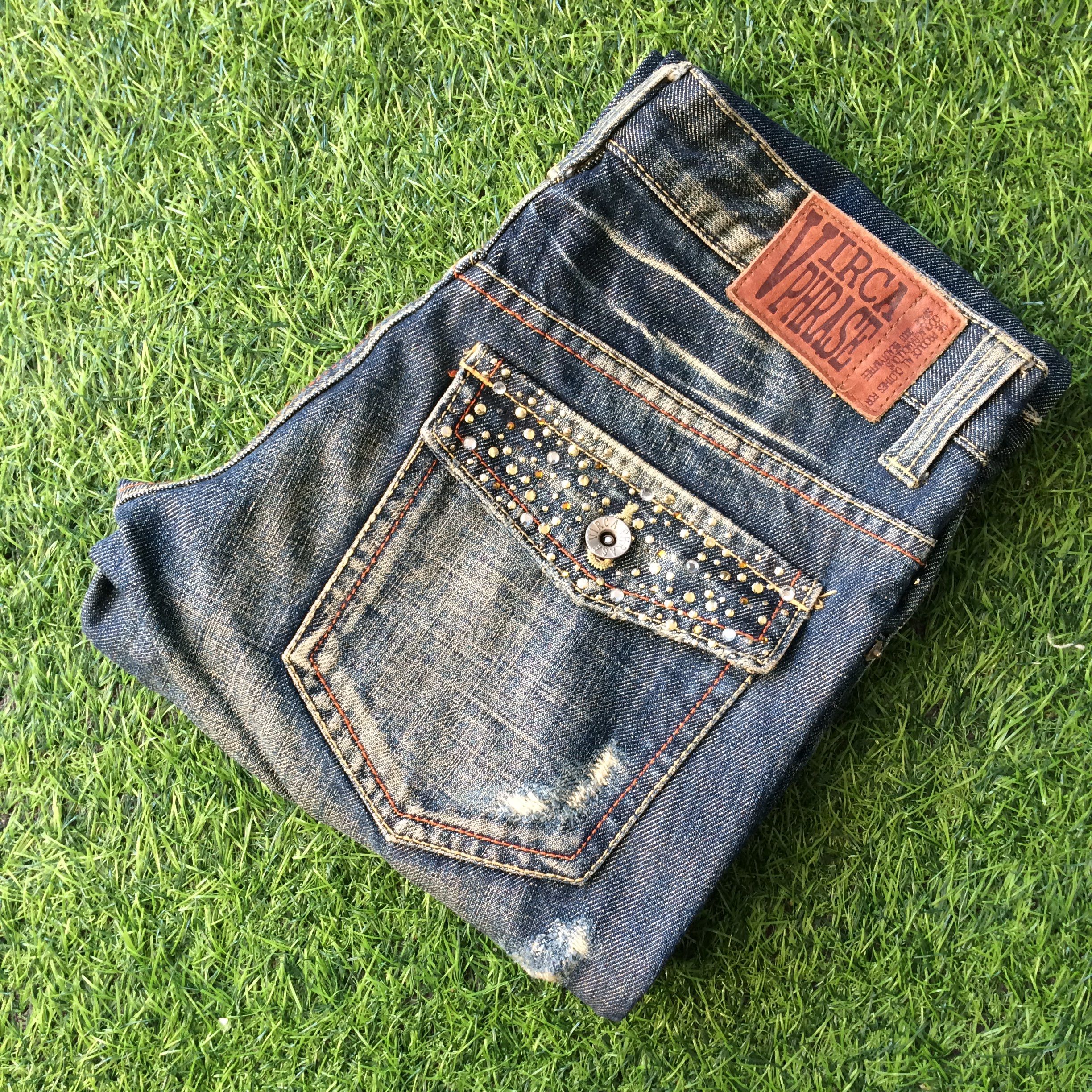 If Six Was Nine × Japanese Brand Distressed Japanese Bootcut Slim Jeans #D-453 Size US 28 / EU 44 - 11 Thumbnail