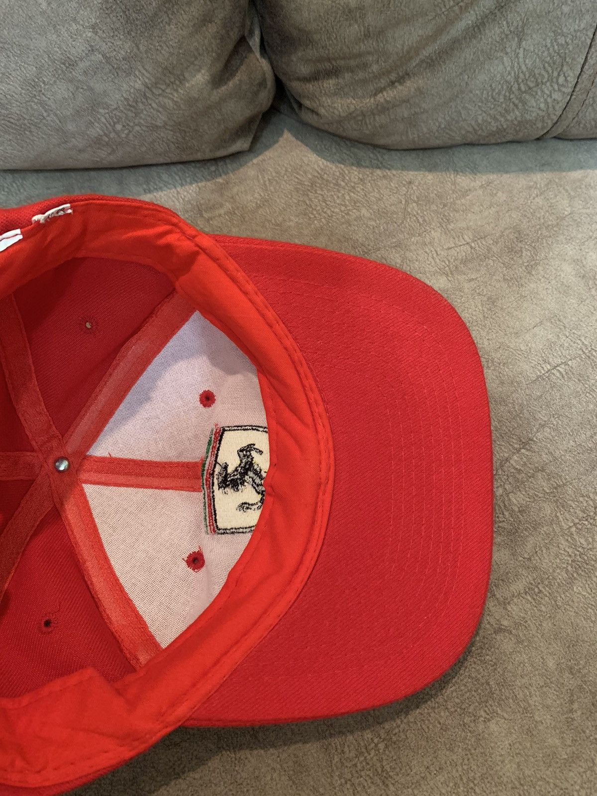 Ferrari Ferrari Big Logo Racing Cap Hat Size ONE SIZE - 17 Thumbnail